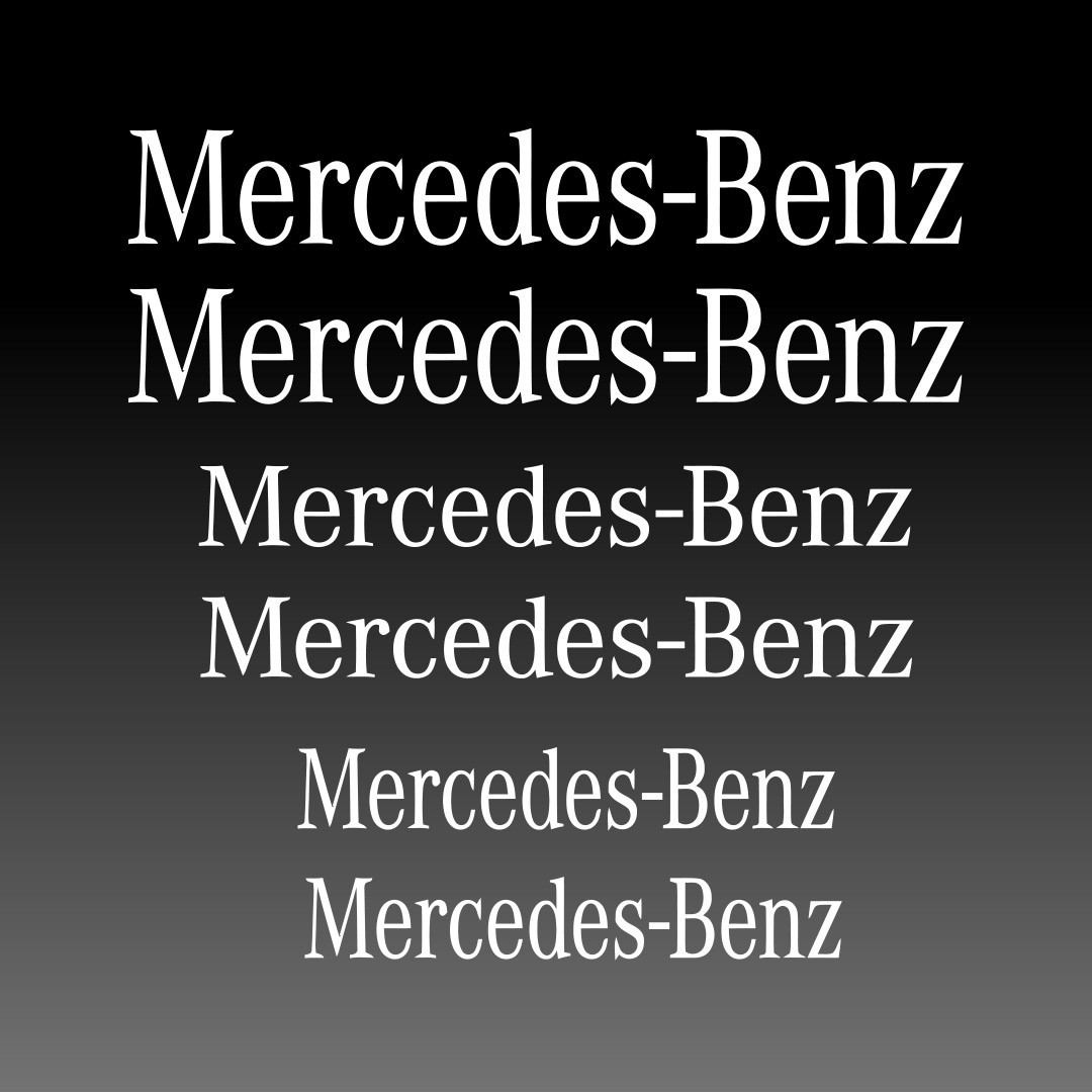 Mercedes Benz Brake Caliper Decal Stickers Set of 6 Vinyl Heat Resistant