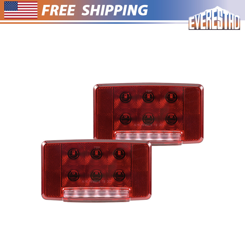 1Pair Set Fit For International Rear Lamp LED 12V Square Truck Lamp LH & RH 1Pair Set Fit For International Rear Lamp LED 12V Square Truck Lamp LH & RH