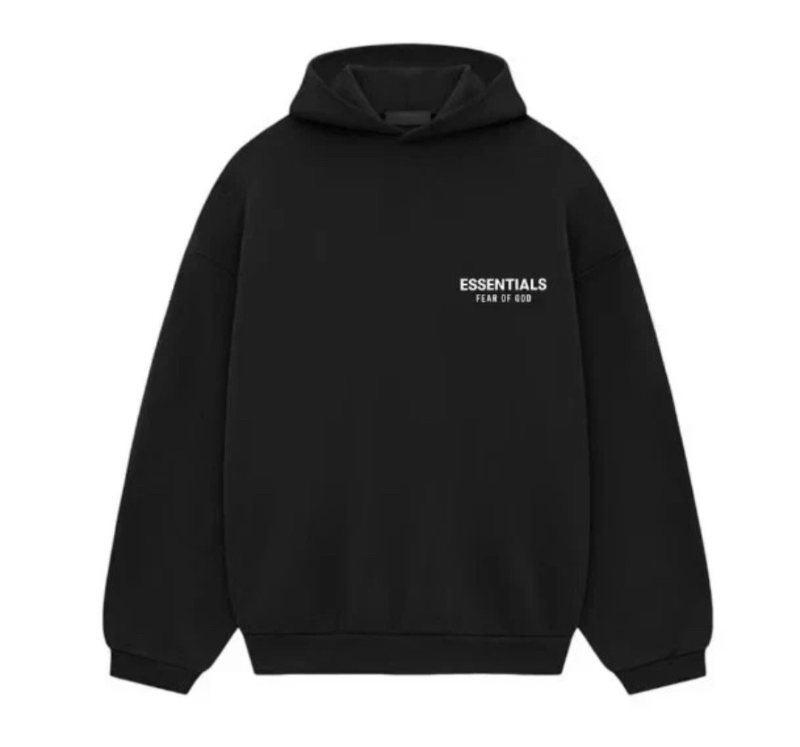 Fear of God  essential’s hoodie fw24 BLACK Authentic