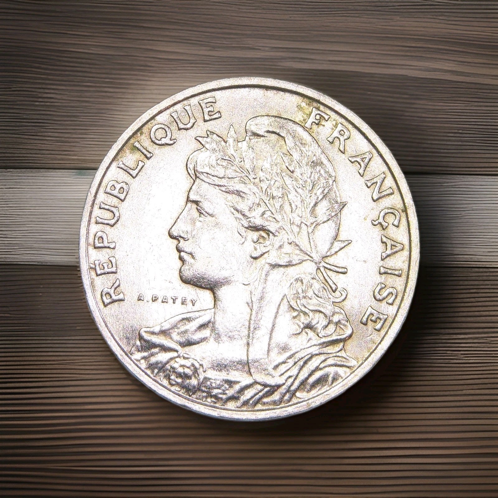 🌍 1903 France 25 Centimes☆ EF/AU Details✨️ 🌍 1903 France 25 Centimes☆ EF/AU Details✨️