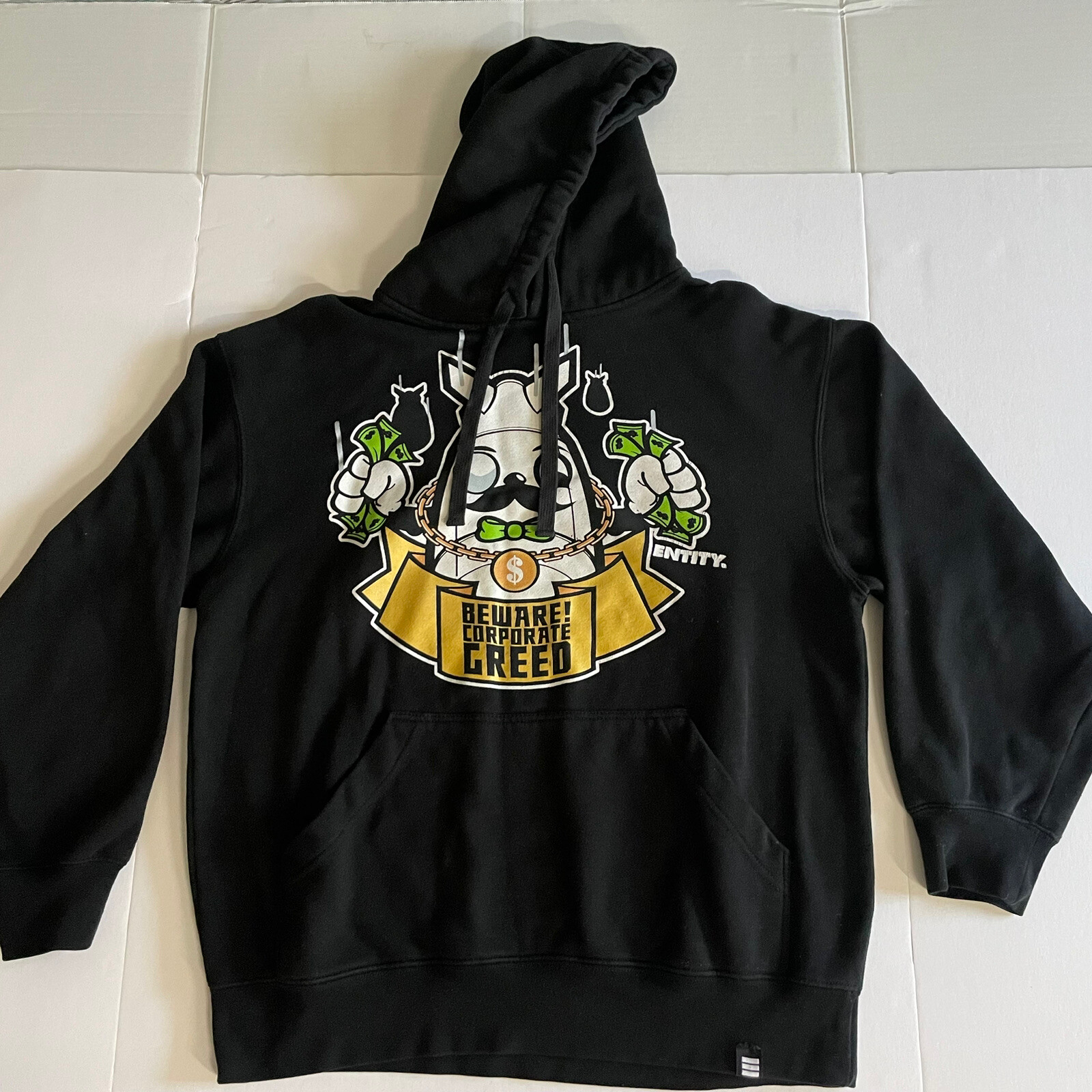 ENTITY Men’s Hoodie Size M Black ENTITY Men’s Hoodie Size M Black