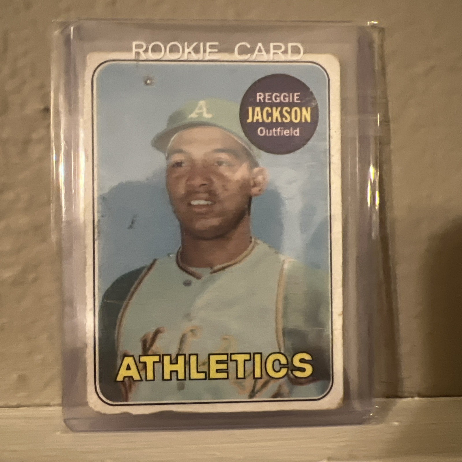 1969 Topps Reggie Jackson #260 (RC) Oakland Athletics Poor Condition HOF