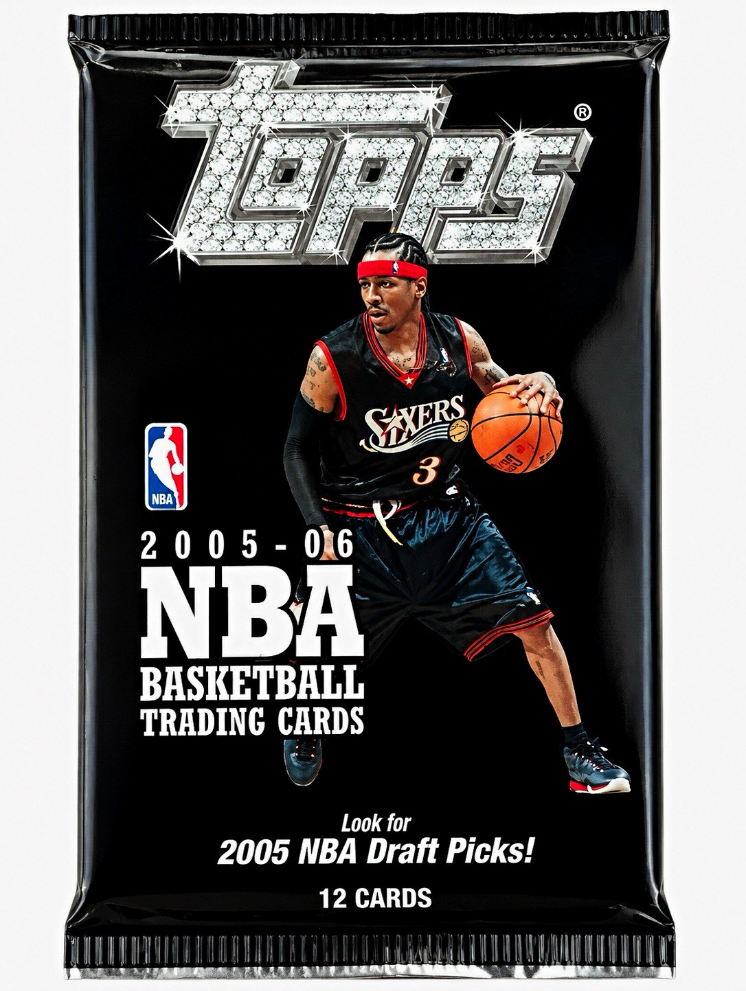 Topps 2005-06 NBA Basketball Trading Card Pack Sealed 12 Cards Draft Picks Topps 2005-06 NBA Basketball Trading Card Pack Sealed 12 Cards Draft Picks