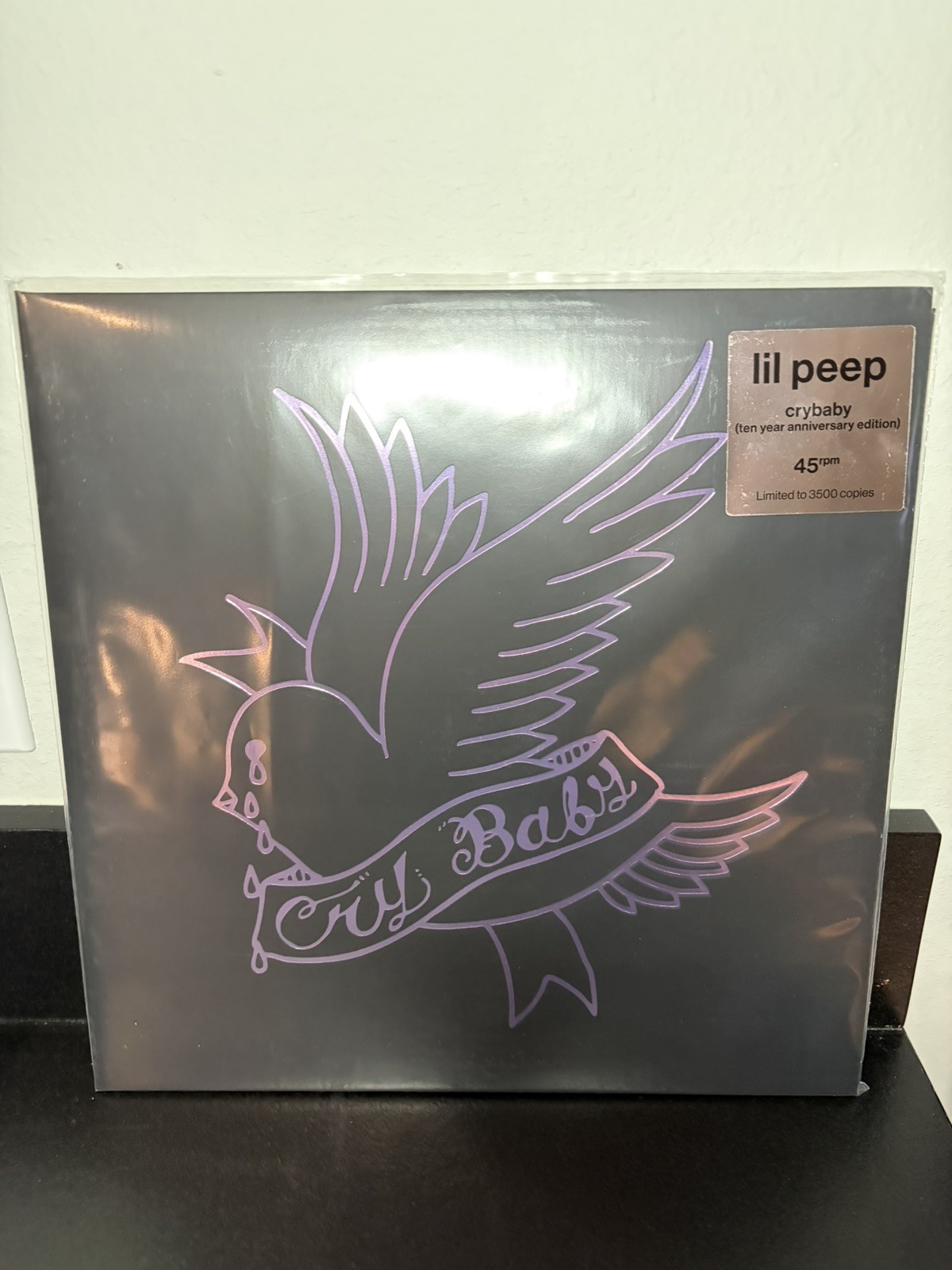 Lil Peep Crybaby 10 Year Anniversary Limited Edition Vinyl Record /3500 Lil Peep Crybaby 10 Year Anniversary Limited Edition Vinyl Record /3500