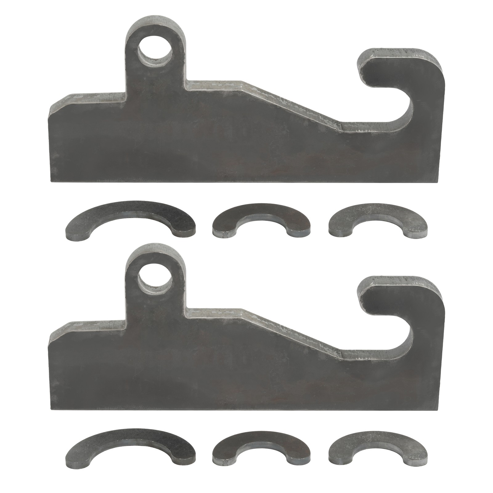 For JRB 416 Blank Quick Attach Mounts Wear Plates (Ears) for JRB Loader Top Hook