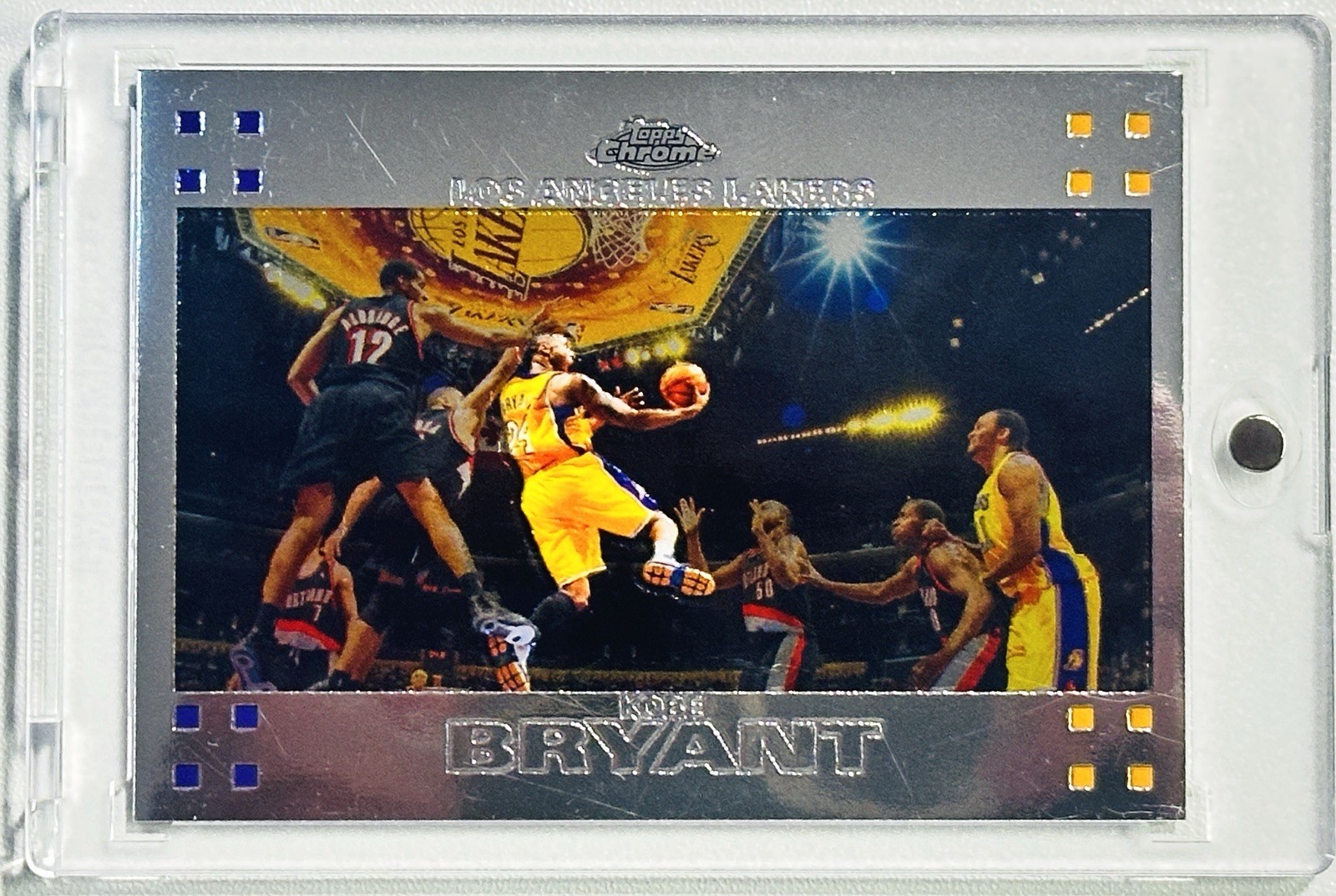 2007-08 Topps Chrome Kobe Bryant #24 Los Angeles Lakers Basketball