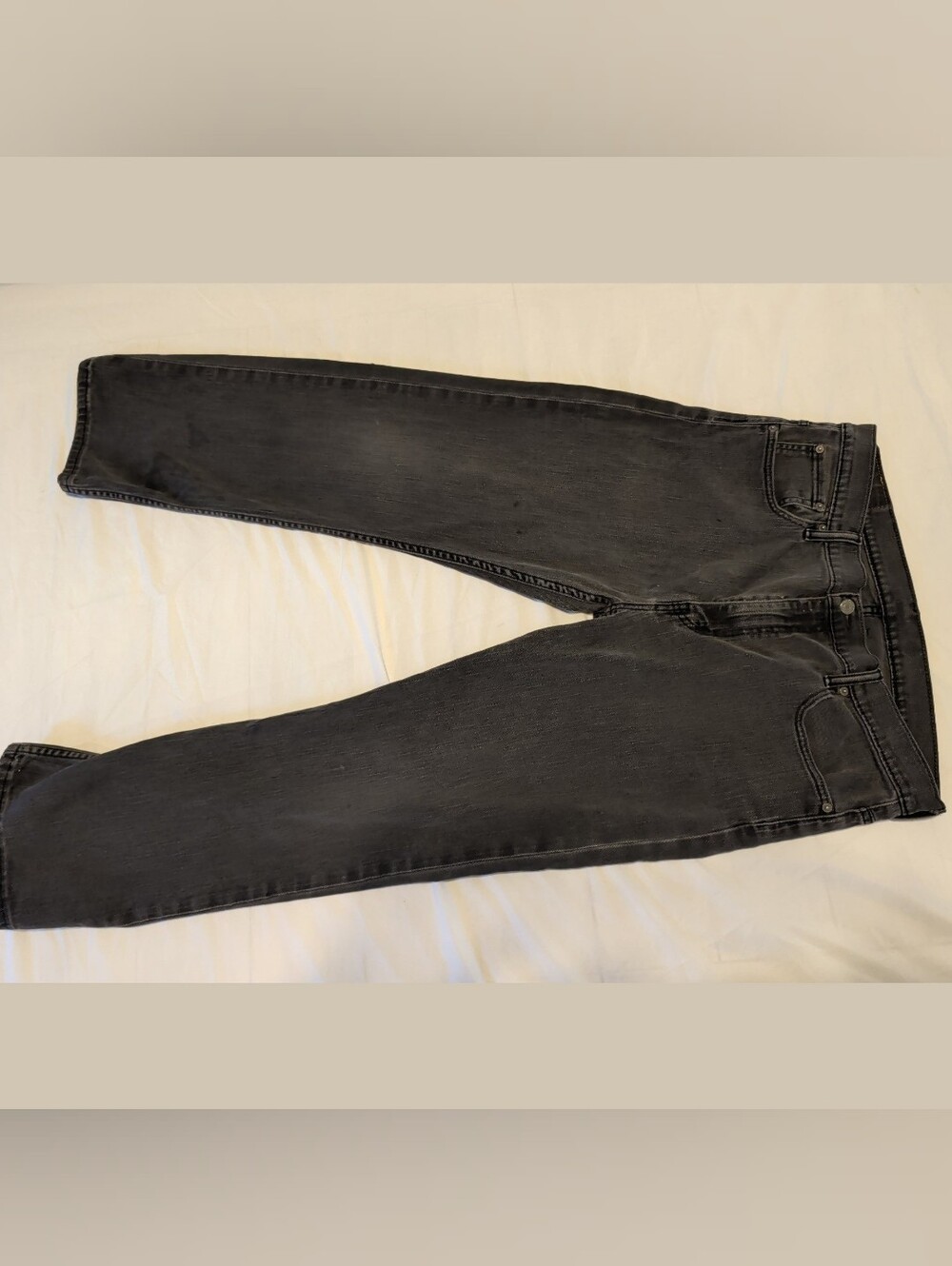 Levis 569 Loose Straight Jeans Gray Black Wash Mens 36x36 Levis 569 Loose Straight Jeans Gray Black Wash Mens 36x36