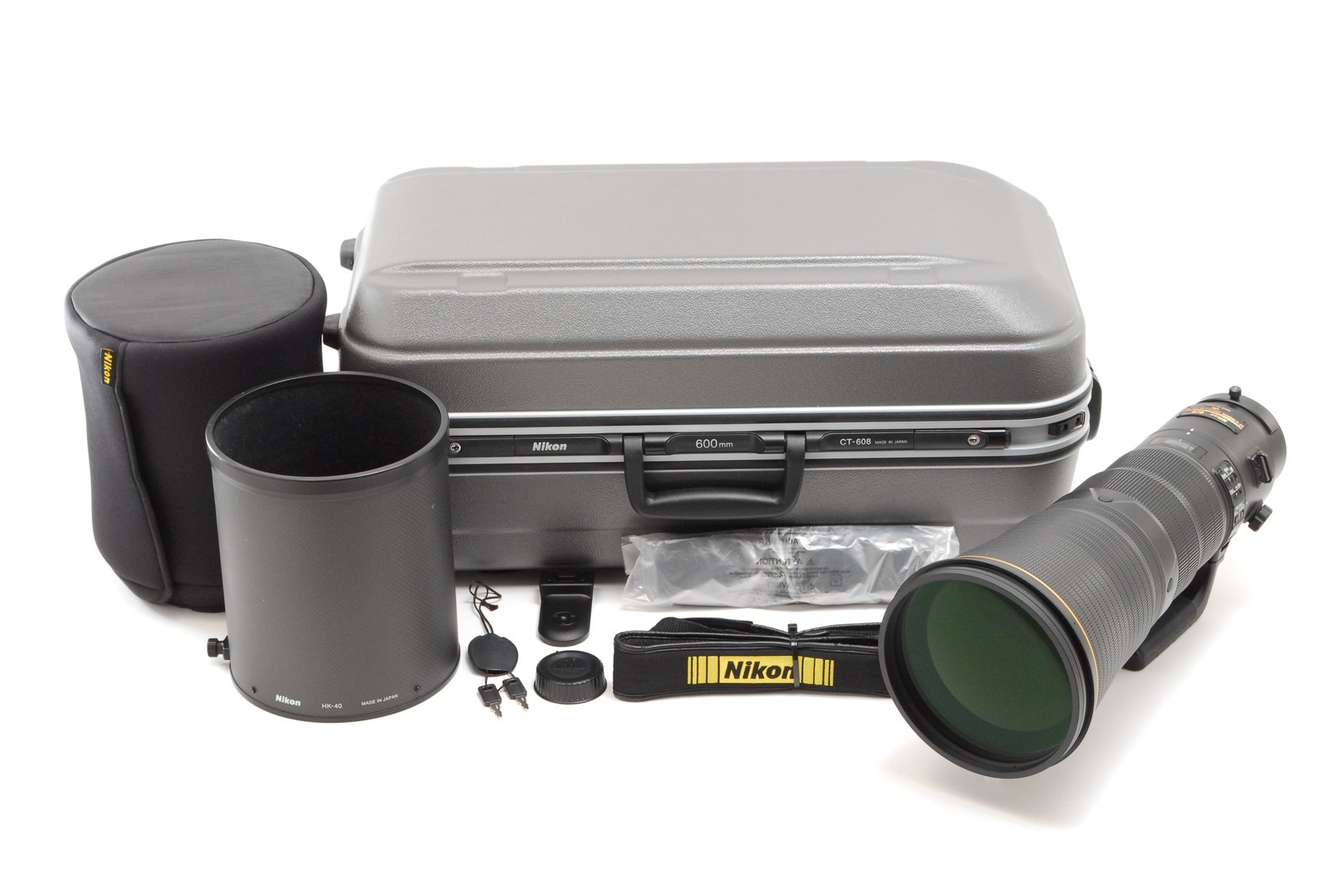 [Almost Unused] Nikon AF-S NIKKOR 600mm F/4E FL ED VR (Nikon F mount) From JAPAN