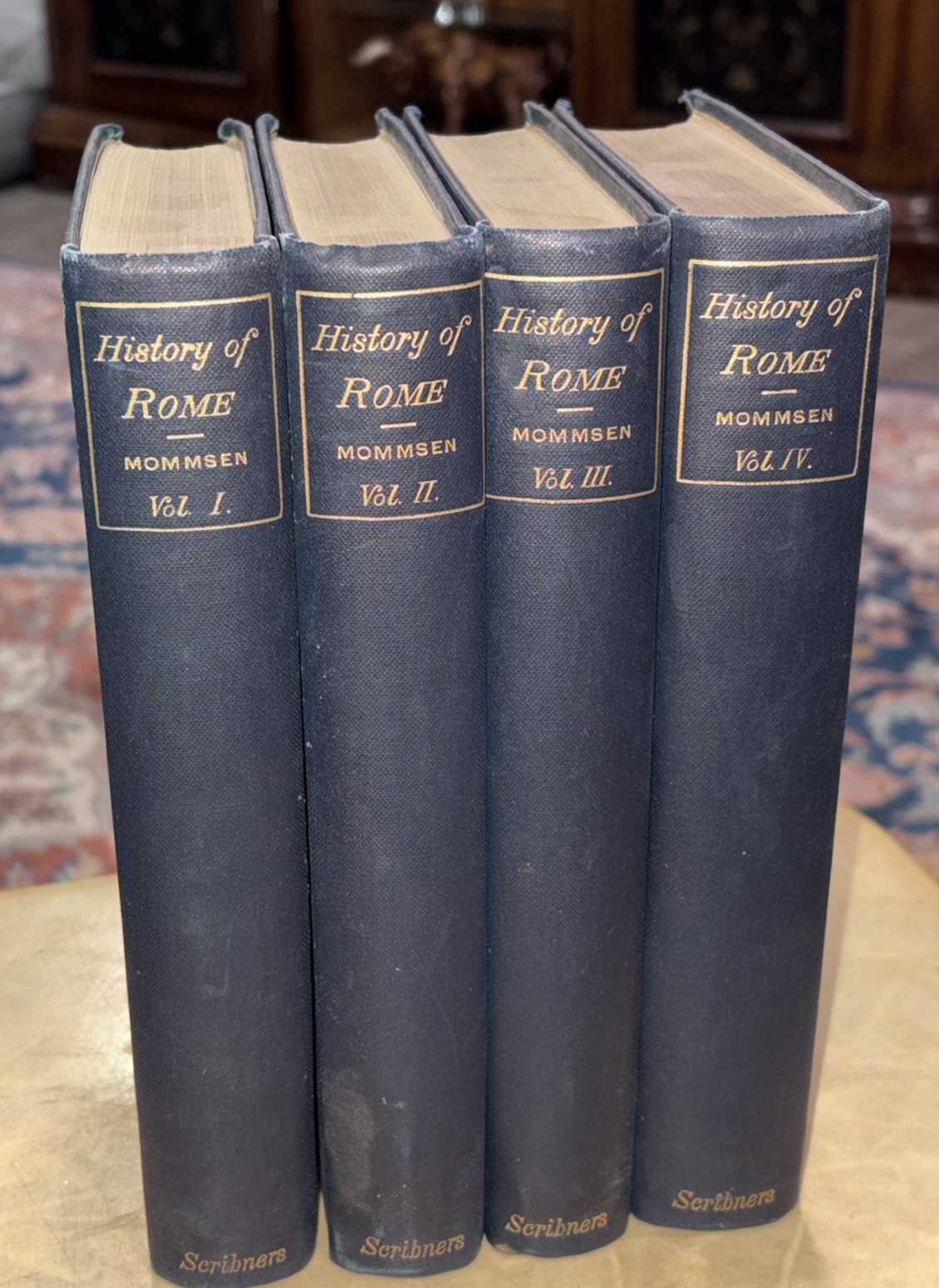 The History Of Rome by Theodor Mommsen Scribner 1891 Complete 4 Vol Set Antique The History Of Rome by Theodor Mommsen Scribner 1891 Complete 4 Vol Set Antique