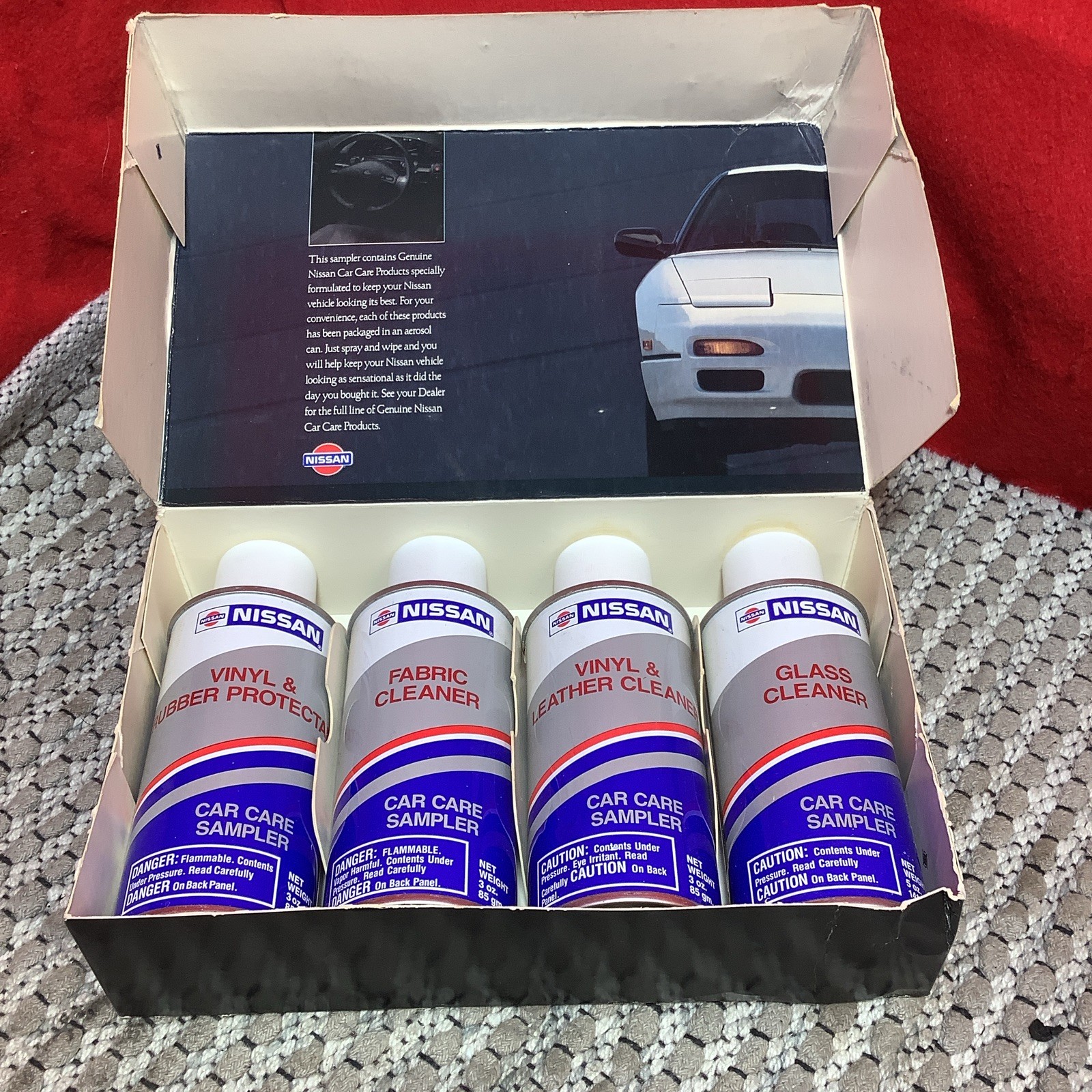 Vintage Nissan Car Care Sampler 999MP-AB003KT New In Box USA Only Vintage Nissan Car Care Sampler 999MP-AB003KT New In Box USA Only