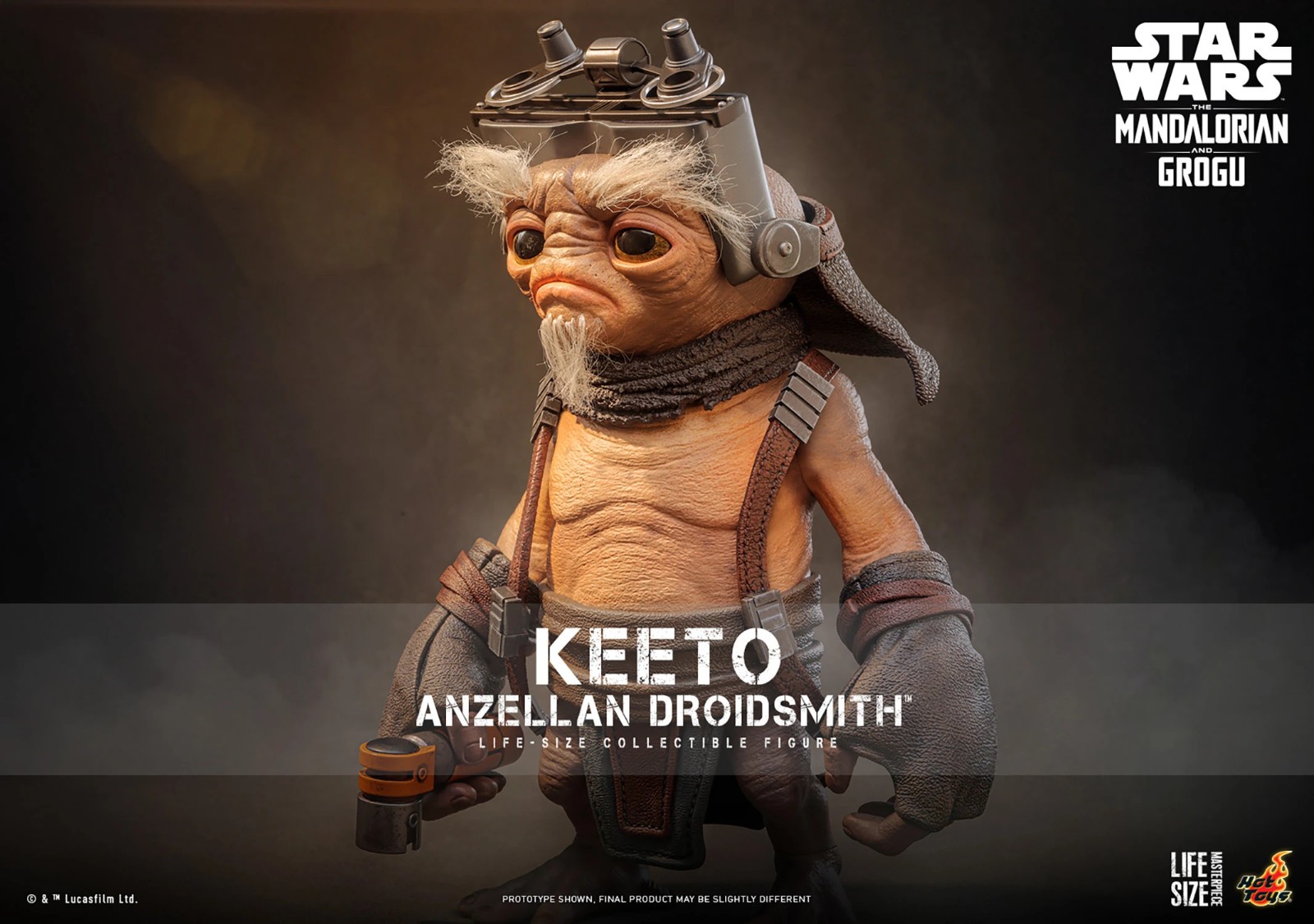 Hot Toys LMS018 Star Wars Keeto Anzellan Droidsmith Life Size Figure In Stock