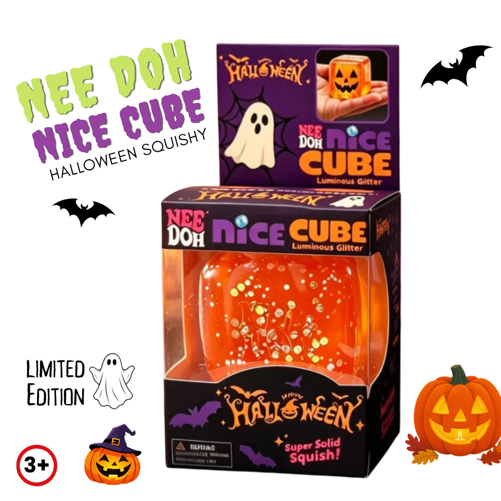 Nee-Doh-Halloween Nice Cube , Spooky Squish Schyling Halloween Squishy 🎃🎄