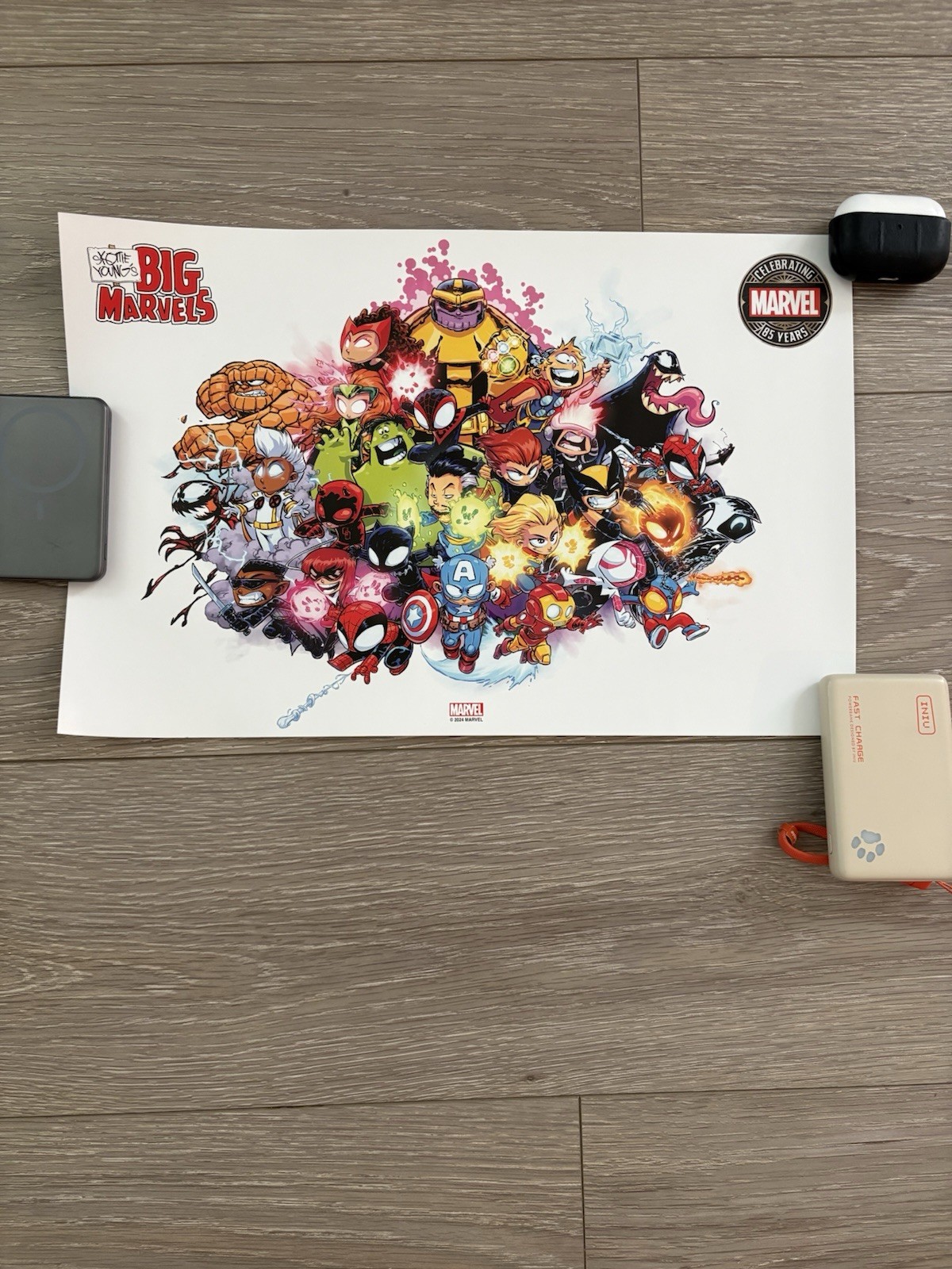 SDCC 2024 Exclusive Giveaway BIG MARVEL POSTER BY SKOTTIE YOUNG 12 X 18 SDCC 2024 Exclusive Giveaway BIG MARVEL POSTER BY SKOTTIE YOUNG 12 X 18