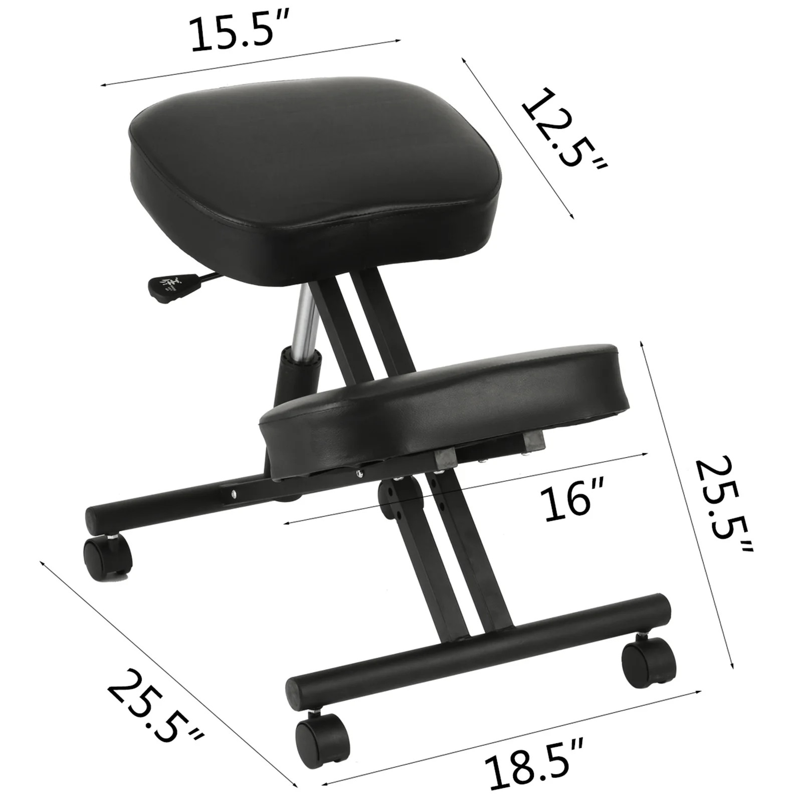 Ergonomic Kneeling Chair with Thick Cushion for Home Office Posture Support