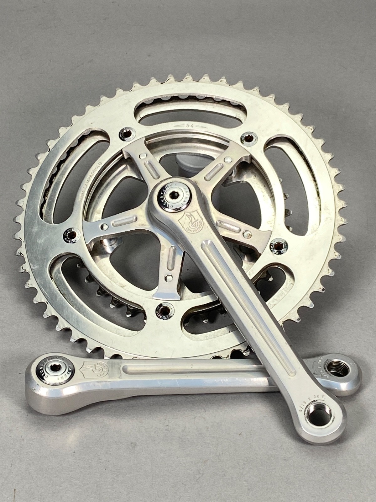 Campagnolo Record Triple Crankset, 54-49-36, Tooth 170mm, Touring EXCELLENT Campagnolo Record Triple Crankset, 54-49-36, Tooth 170mm, Touring EXCELLENT