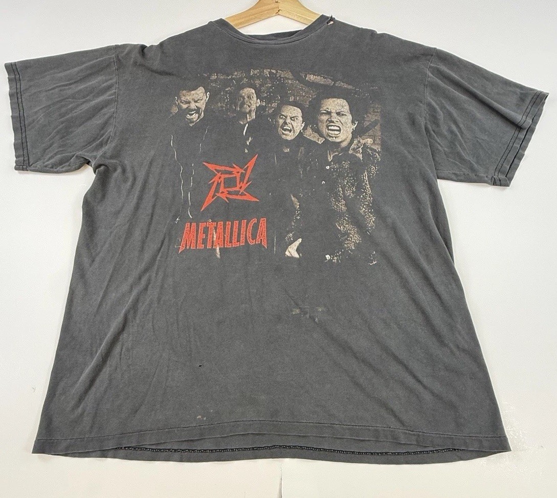 Vintage 1996 Metallica On The Load Again Tour T Shirt XL 23x29