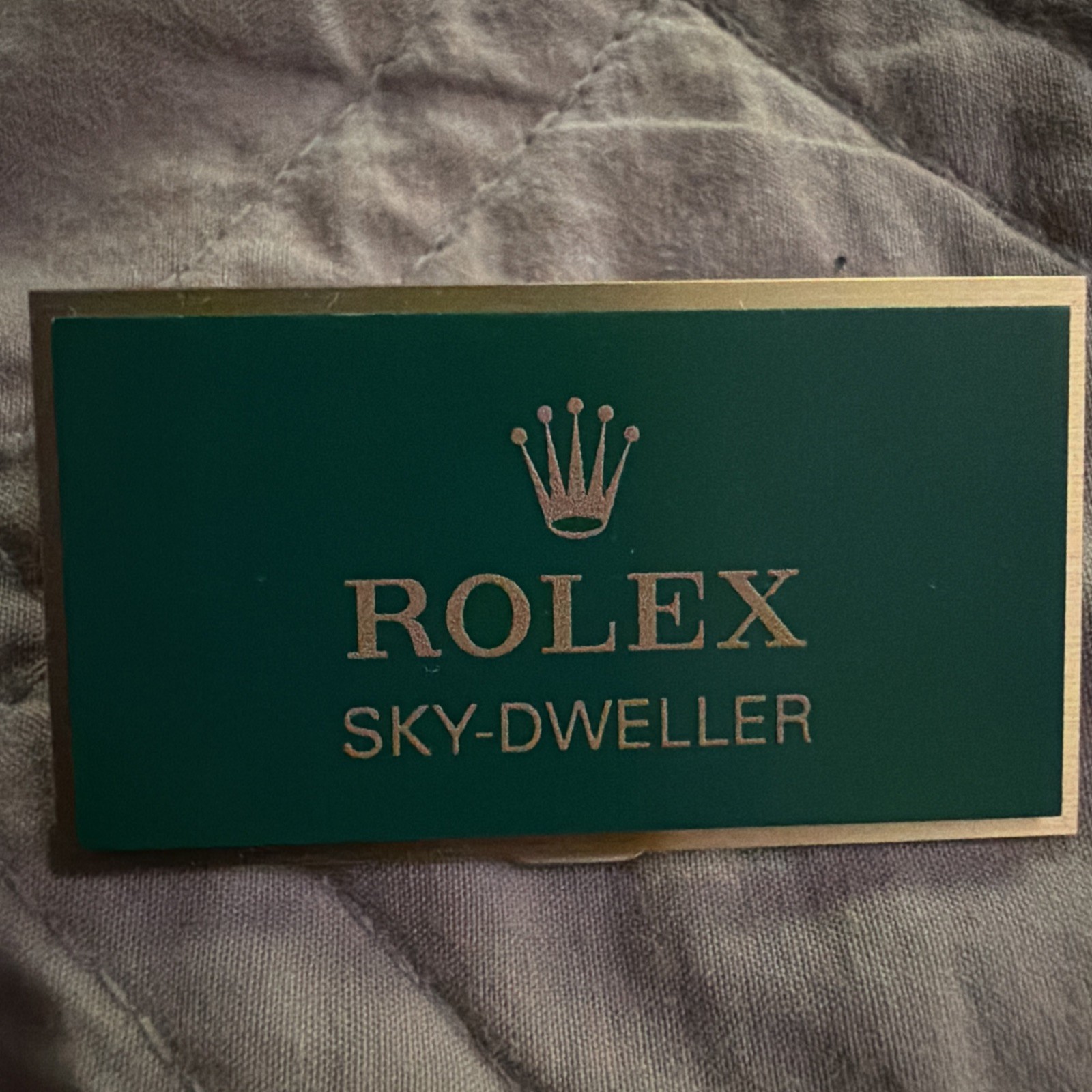 Rolex Authorized Dealer Display Clip Signs tag- Sky Dweller- Rare Item Rolex Authorized Dealer Display Clip Signs tag- Sky Dweller- Rare Item