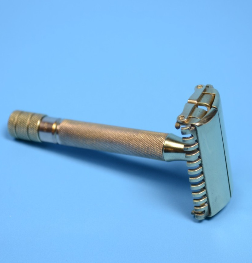 Vintage 1930s Gillette Sheraton Open Comb Double-Edge Safety Razor Vintage 1930s Gillette Sheraton Open Comb Double-Edge Safety Razor