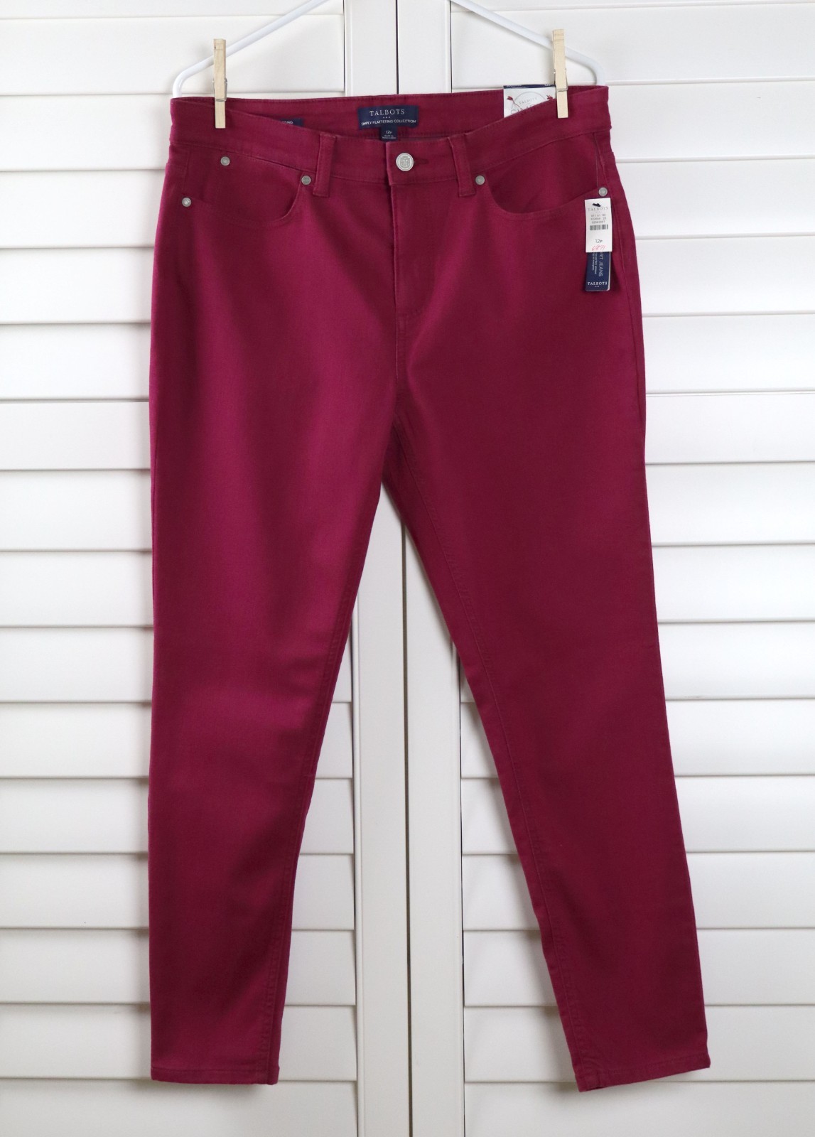 TALBOTS Outlet NWT $89 Simpy Flattering Collection Jeggings Jeans Size 12 Petite