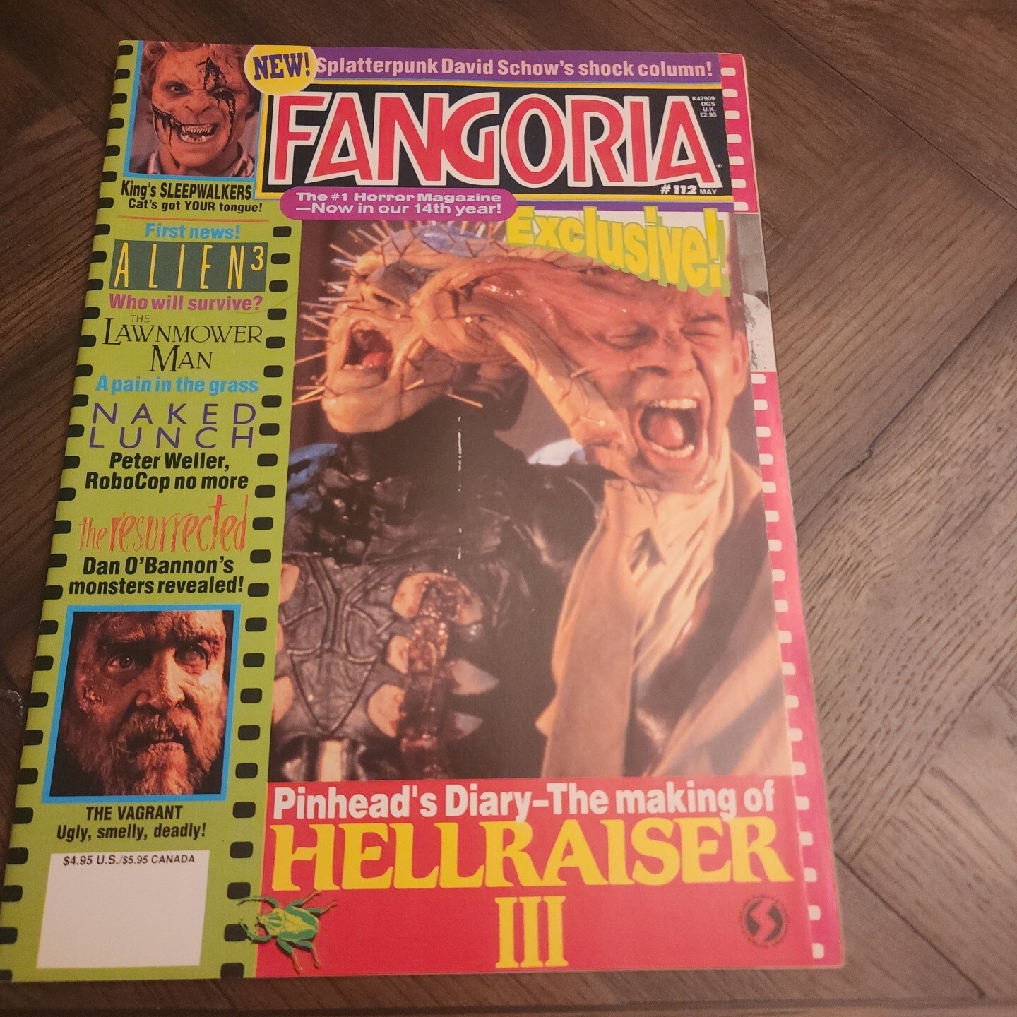 FANGORIA # 112, Hellraiser III, Alien 3, Naked Lunch