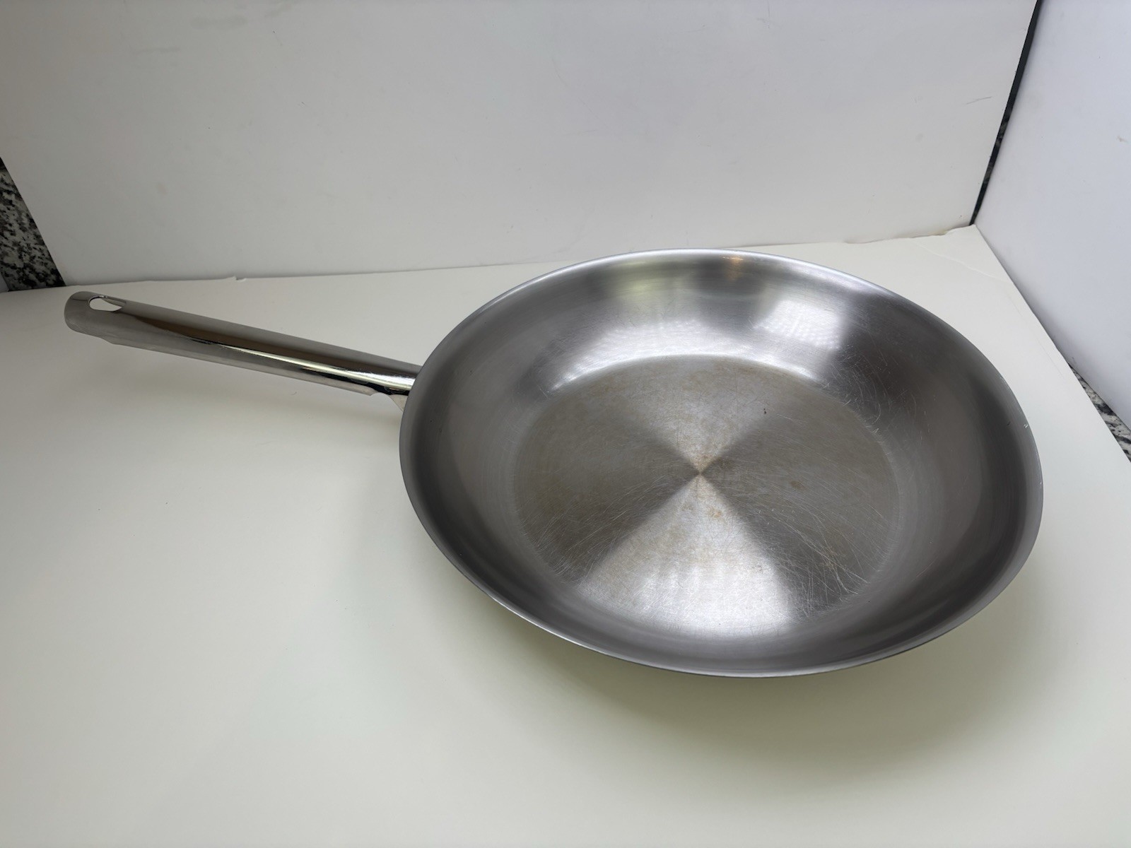 Tramontina INOX 18/10 30cm Stainless Steel Skillet Frying Or Saute Pan Brazil Tramontina INOX 18/10 30cm Stainless Steel Skillet Frying Or Saute Pan Brazil