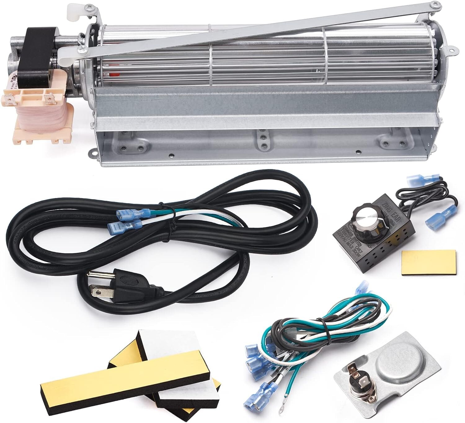 BLOT Fireplace Blower Fan Kit for for Rotom HB-RB94, HB-RB79, R7-RB79.