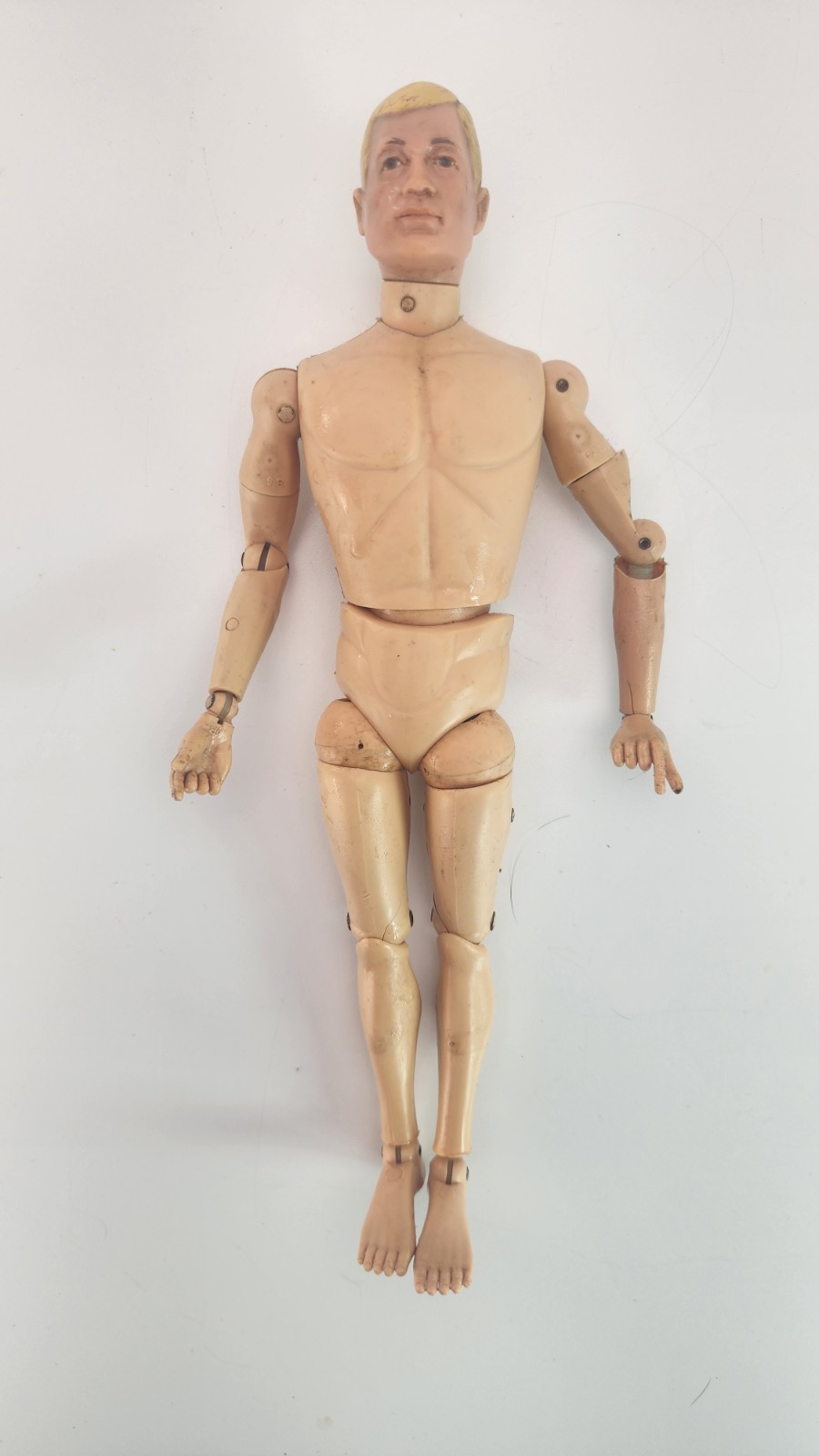 Vintage 1964 G.I. Joe Patent Pending Blonde Hair Scar HASBRO USA
