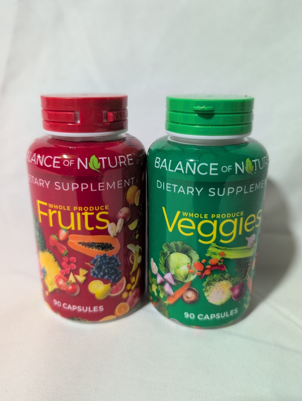 Natures fruits & Veggies Balance 2 Pack~ 1x 90 Veggies & 1x 90 Fruits Supplement Natures fruits & Veggies Balance 2 Pack~ 1x 90 Veggies & 1x 90 Fruits Supplement