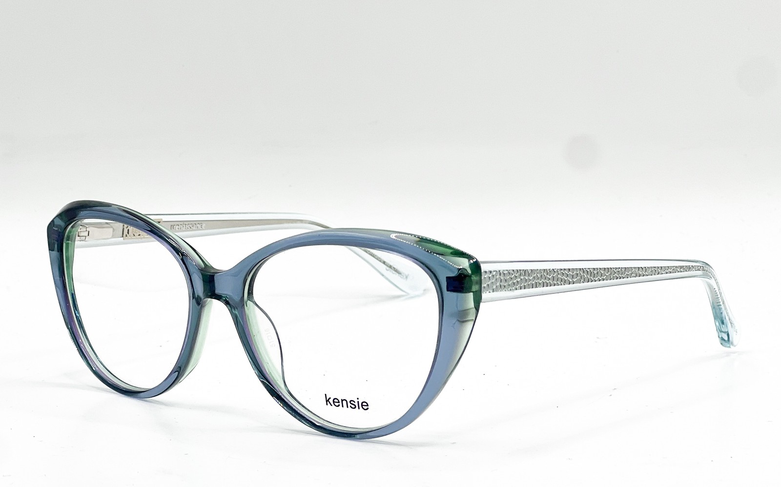 NEW KENSIE RENAISSANCE BL CRYSTAL BLUE AUTHENTIC EYEGLASSES 51-16