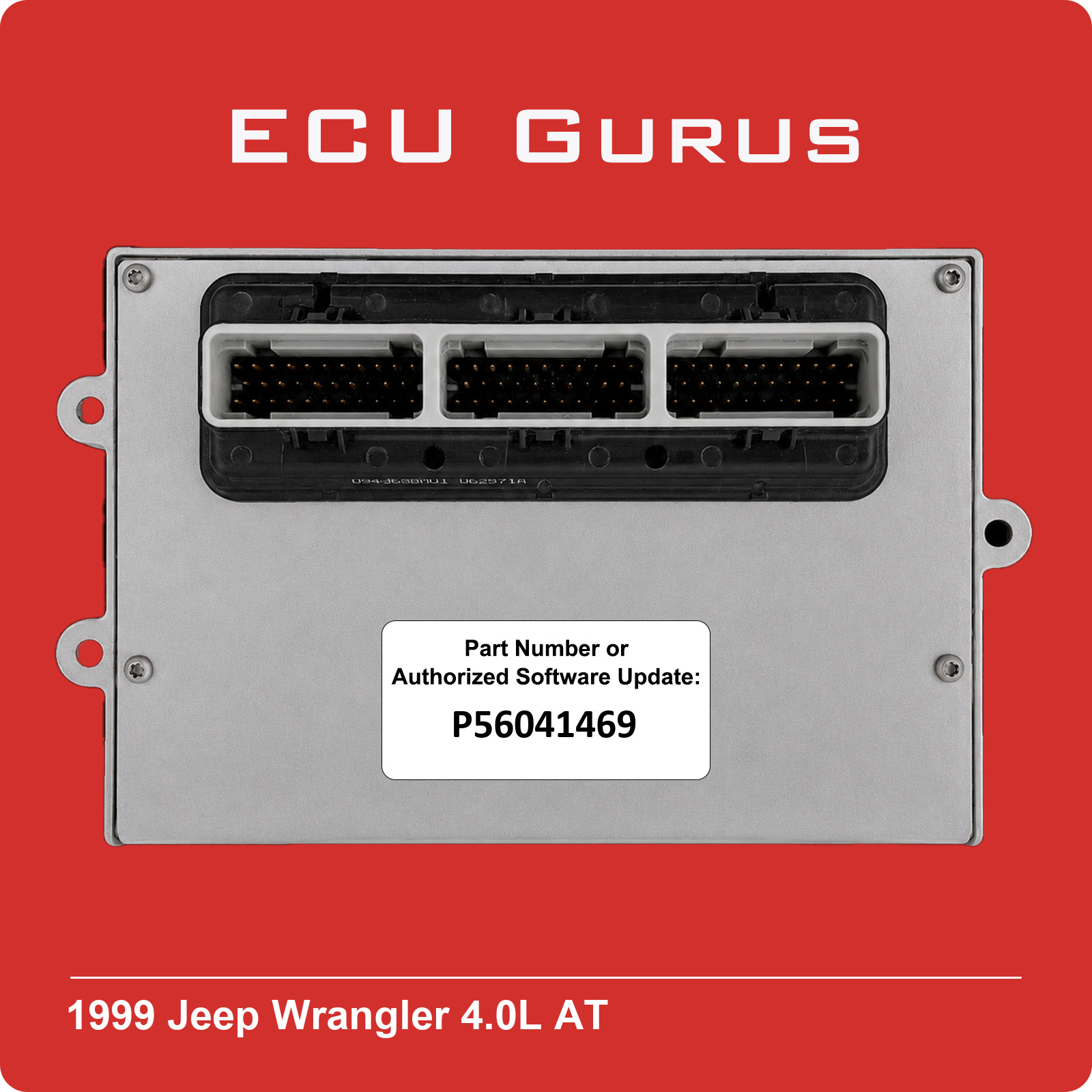 1999 Jeep Wrangler 4.0L AT Engine Computer P56041469 \