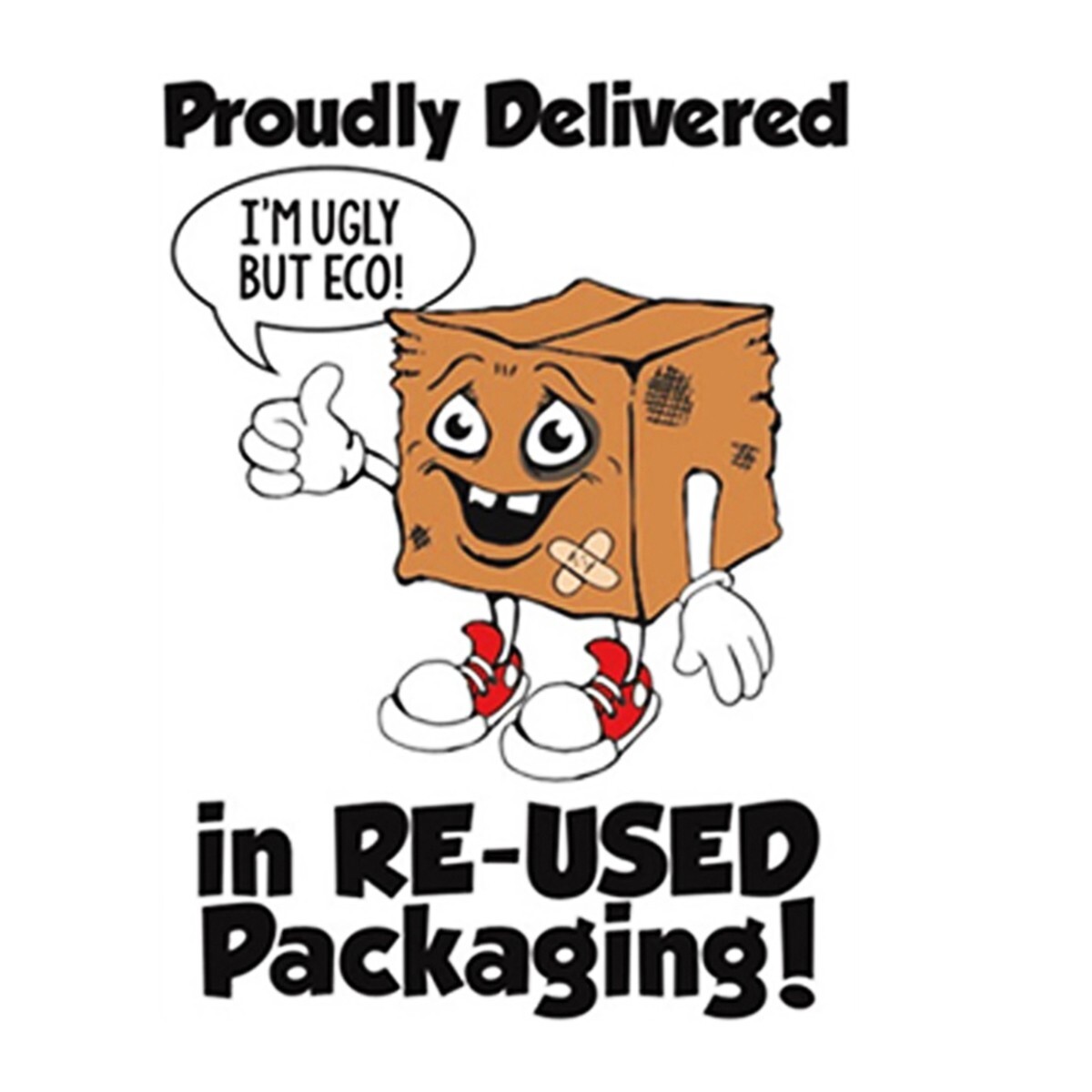 Recycled Packaging Stickers Recycled Packaging Stickers