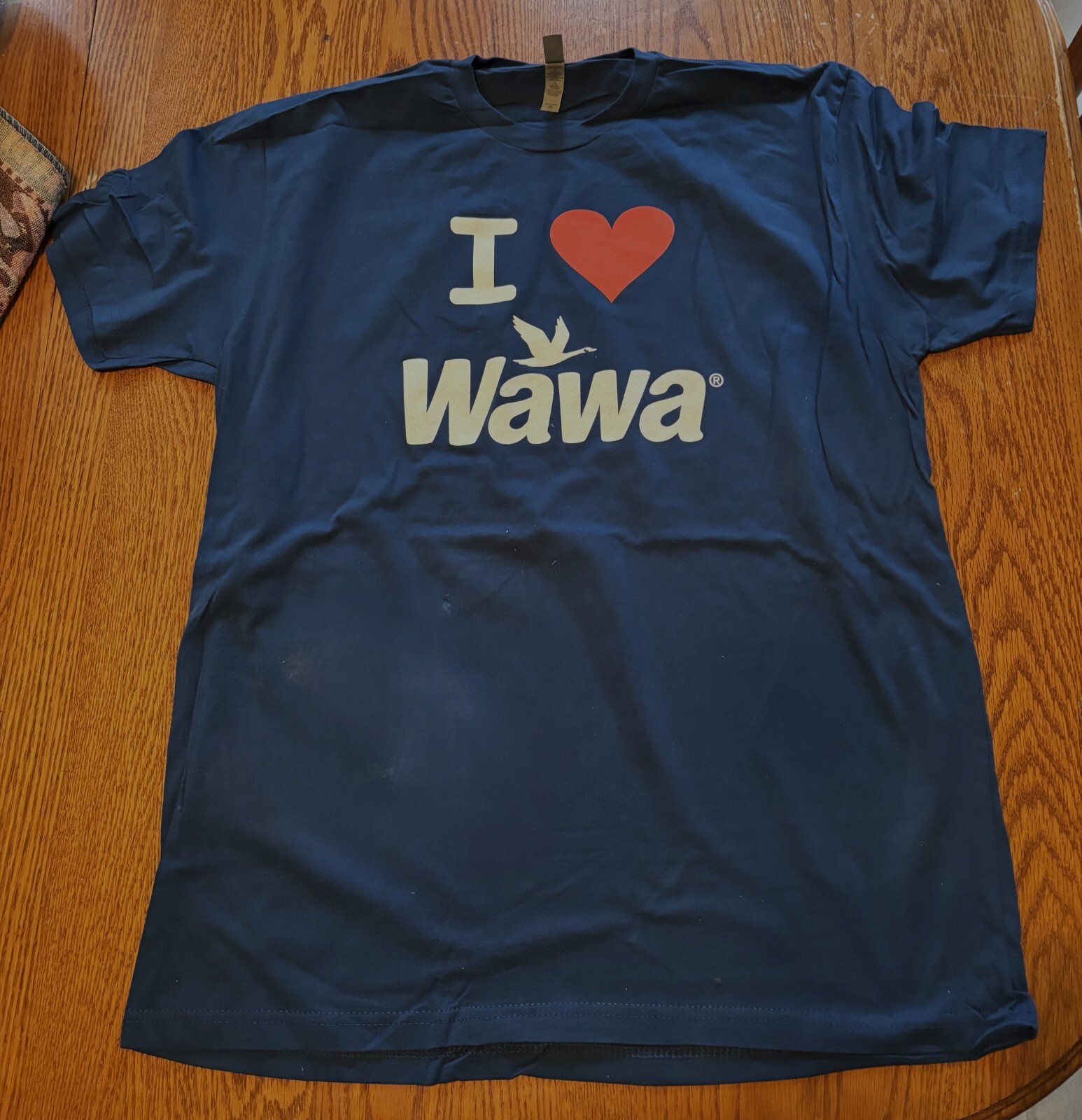 NWOT Wawa Unisex T-Shirt XL Teal Blue I Heart WAWA w Goose Logo Size XL 46 Chest NWOT Wawa Unisex T-Shirt XL Teal Blue I Heart WAWA w Goose Logo Size XL 46 Chest