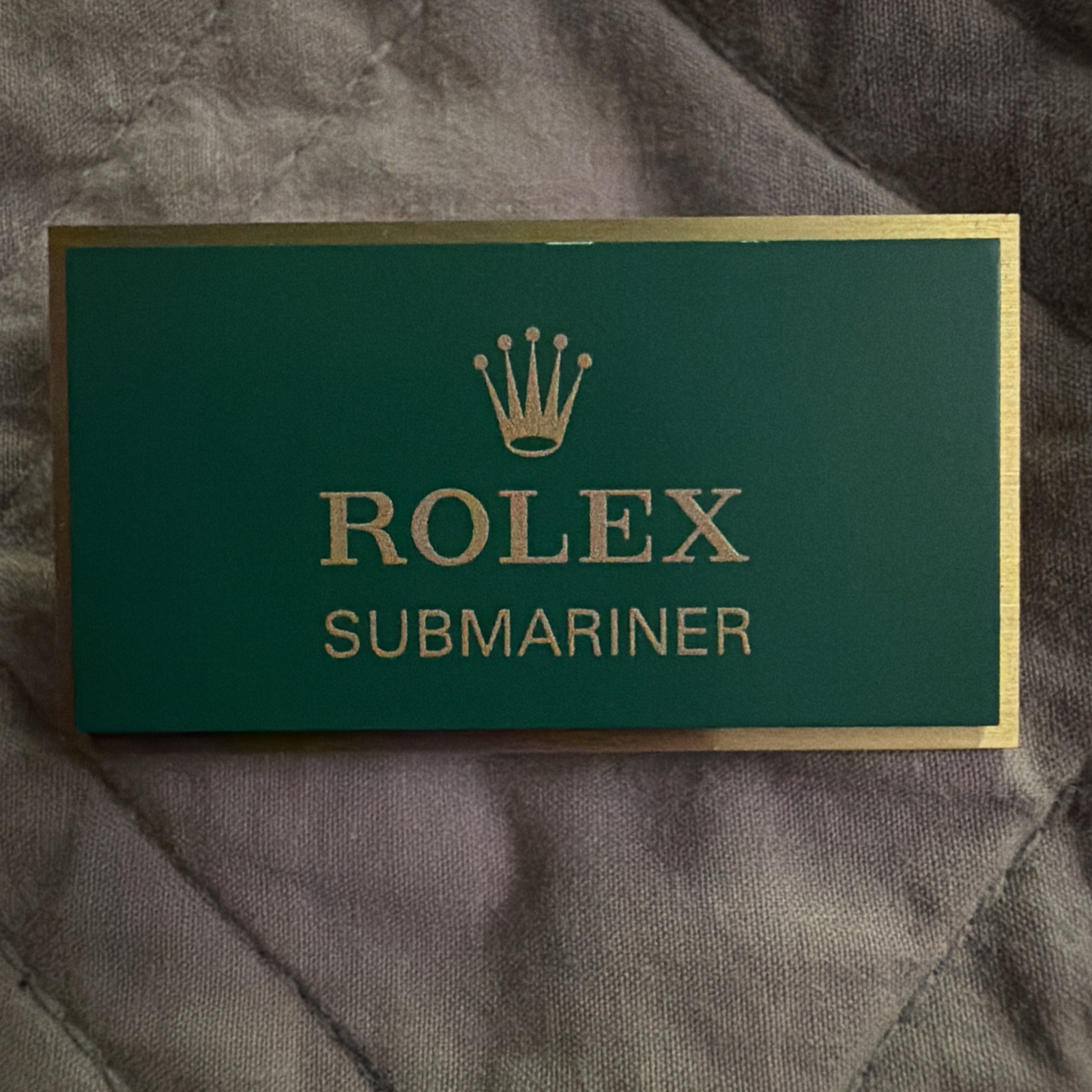 Rolex Authorized Dealer Display Clip Signs  tag- Submariner- Rare Item