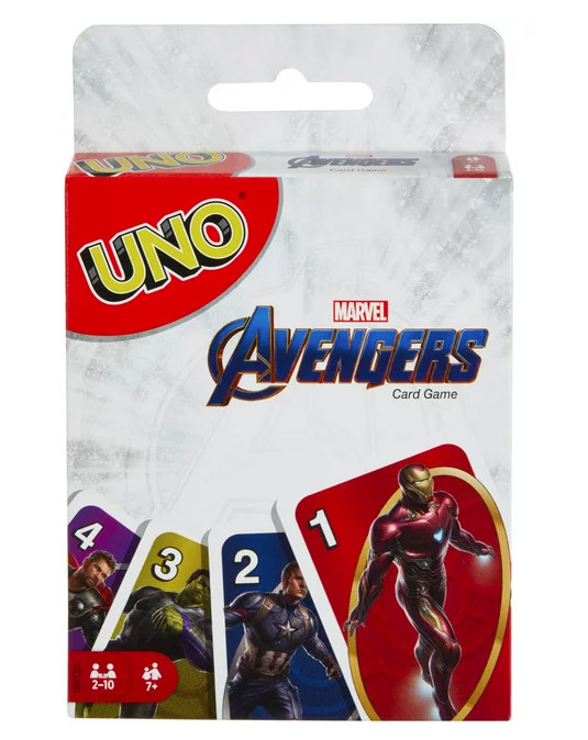 Mattel - UNO Avengers Card Game - Marvel - New Mattel - UNO Avengers Card Game - Marvel - New