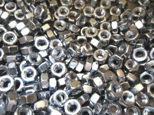 M8-1.25 Finished Hex Nuts DIN 934 Class 10.9 Zinc Plated 3500 Count