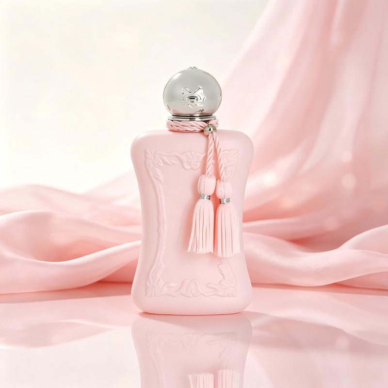 Gorgeous Pink Embossed Perfume Bottle, Luxury Women Fragrance 75ml/2.5oz. Gorgeous Pink Embossed Perfume Bottle, Luxury Women Fragrance 75ml/2.5oz.