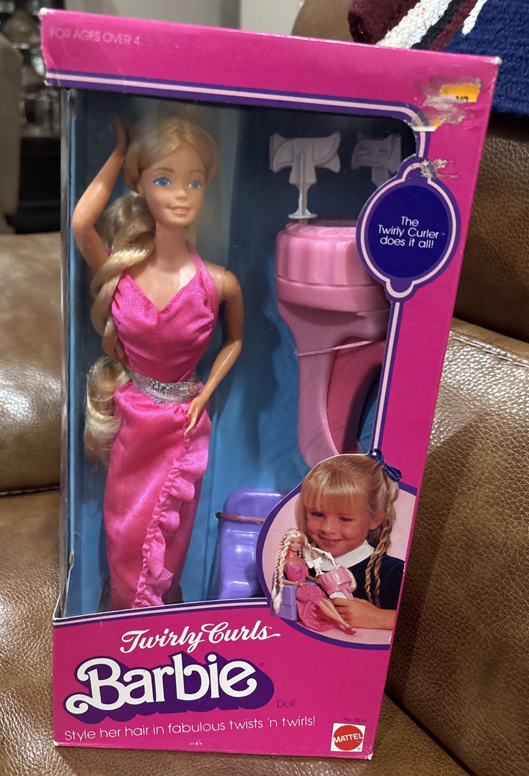 Barbie Twirly Curls Doll with Hair Twirly Curler Mattel (1982) Barbie Twirly Curls Doll with Hair Twirly Curler Mattel (1982)