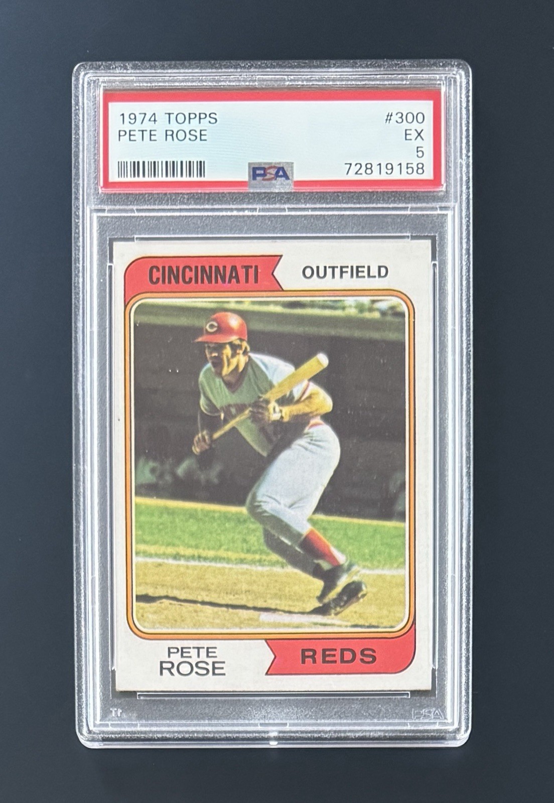 1974 TOPPS PETE ROSE PSA GRADED