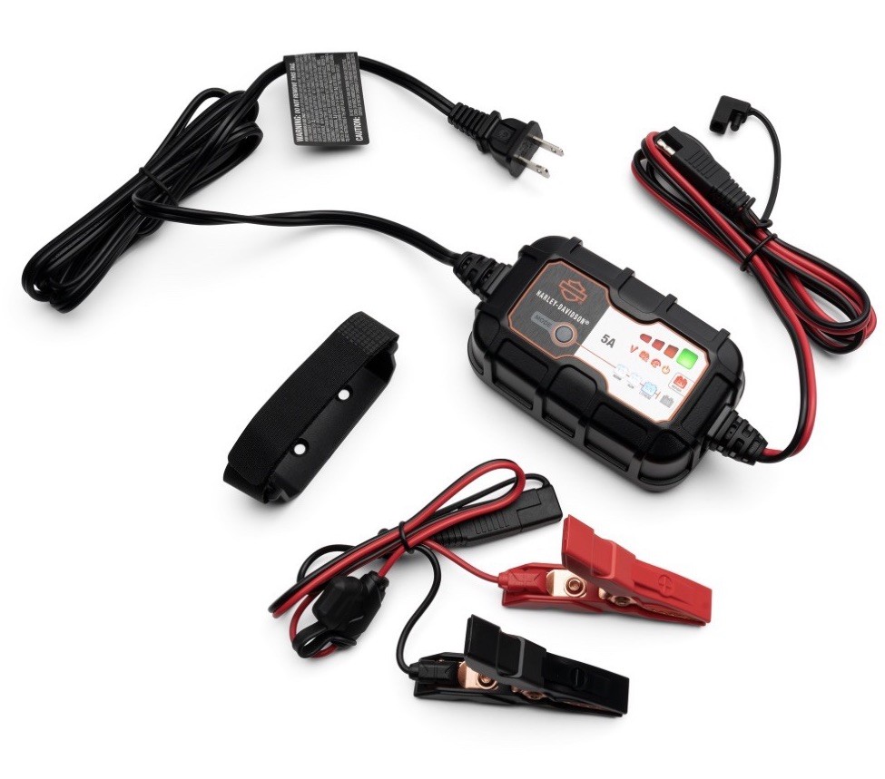 Harley-Davidson 5.0 Amp Dual-Mode Battery Charger 66000309