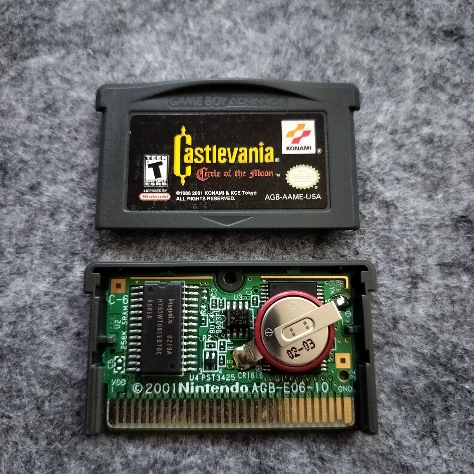 Castlevania: Circle of the Moon Game Boy Advance Tested Working Cartridge Only Castlevania: Circle of the Moon Game Boy Advance Tested Working Cartridge Only