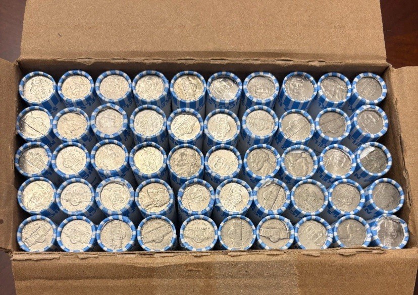 Lot of 25 Nickel Rolls Unopened OBW Unsearched Guaranteed. Lot of 25 Nickel Rolls Unopened OBW Unsearched Guaranteed.