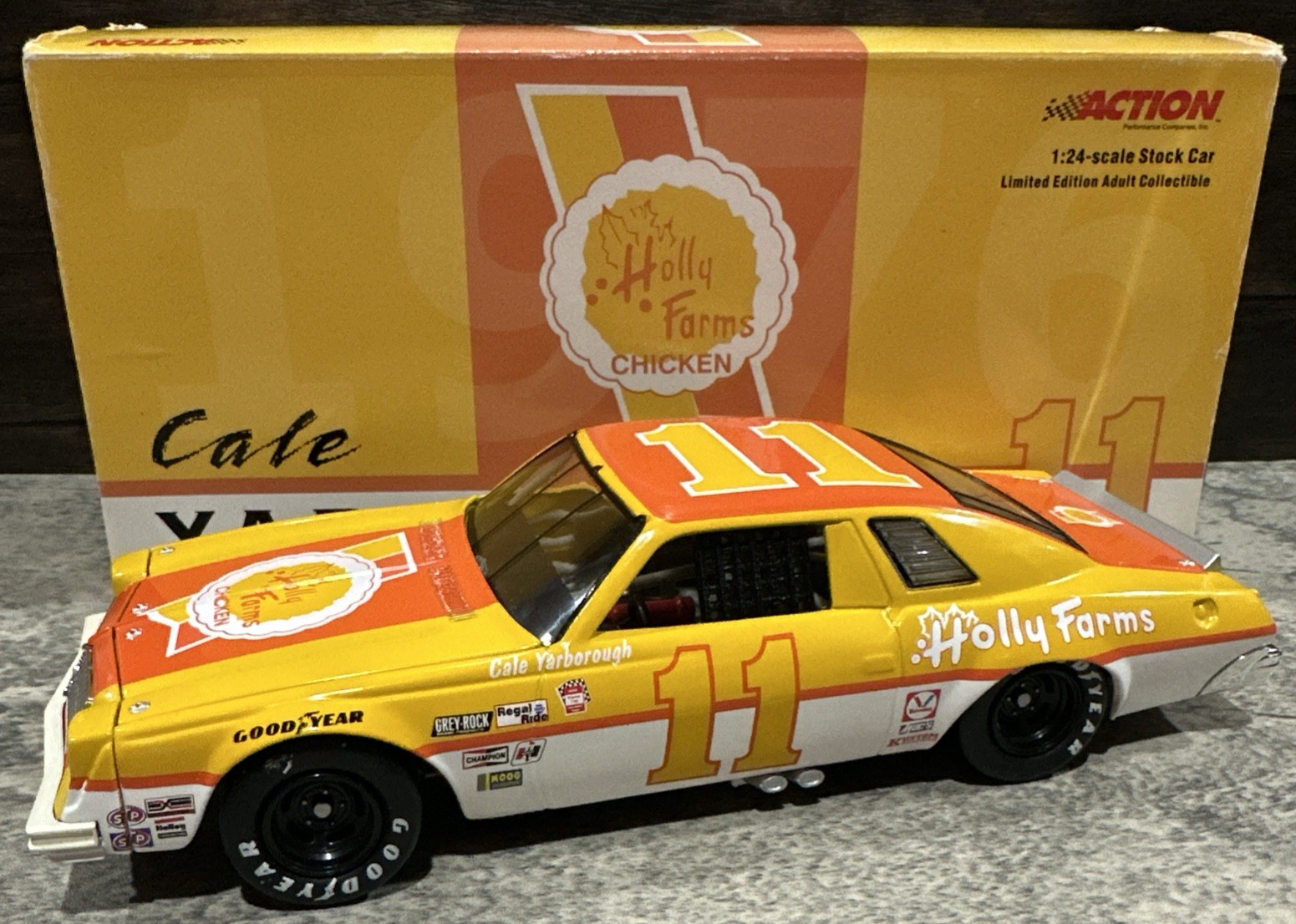 1976 Cale Yarborough #11 Holly Farms Malibu 1/24 Action RCCA Nascar Diecast Bank