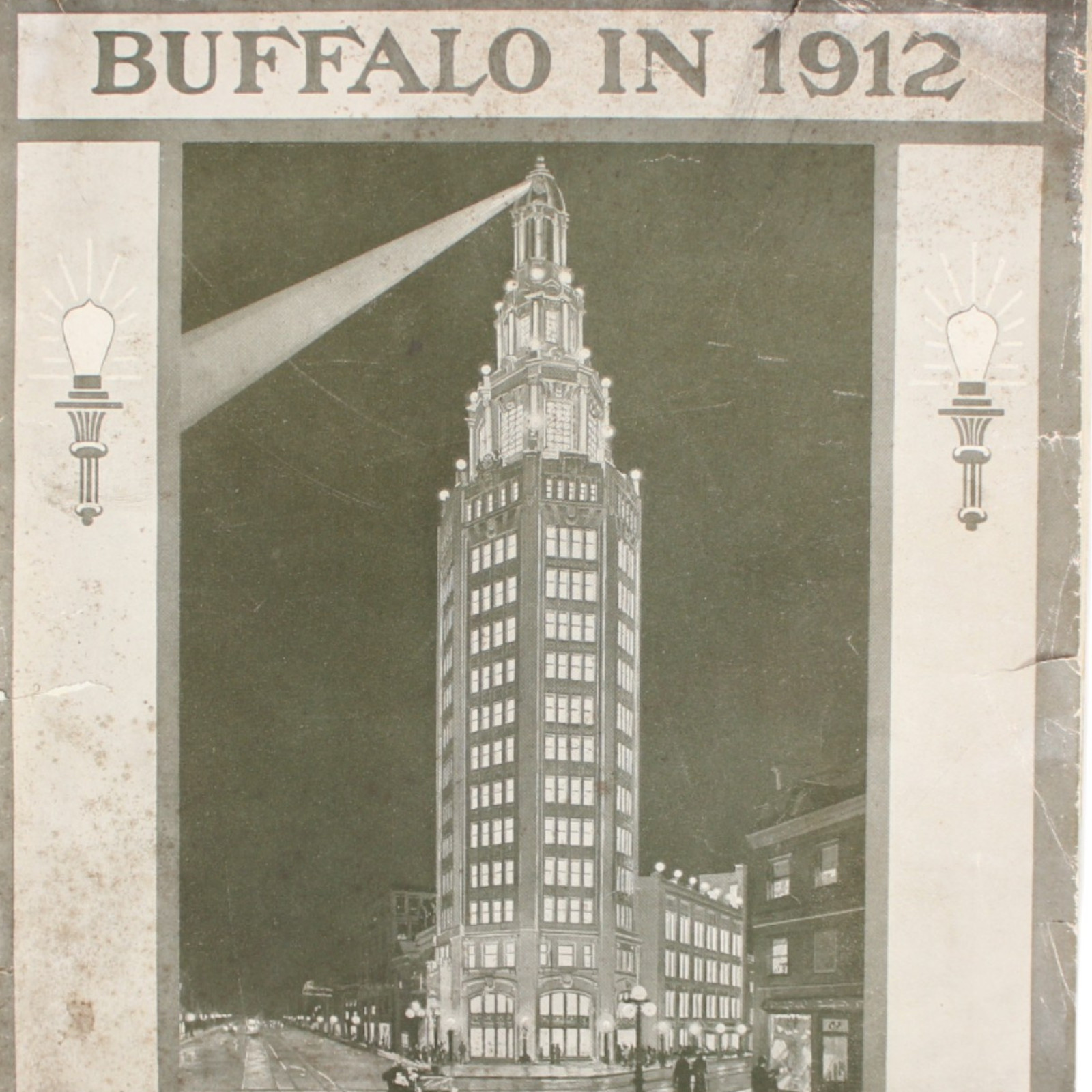 1912 Buffalo Express NY Historic Photos Fire Grain Elevators Pre-WWI Downtown