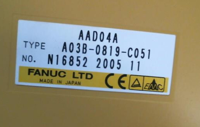 1P FANUC A03B-0819-C051 Quickly delivery 1P FANUC A03B-0819-C051 Quickly delivery