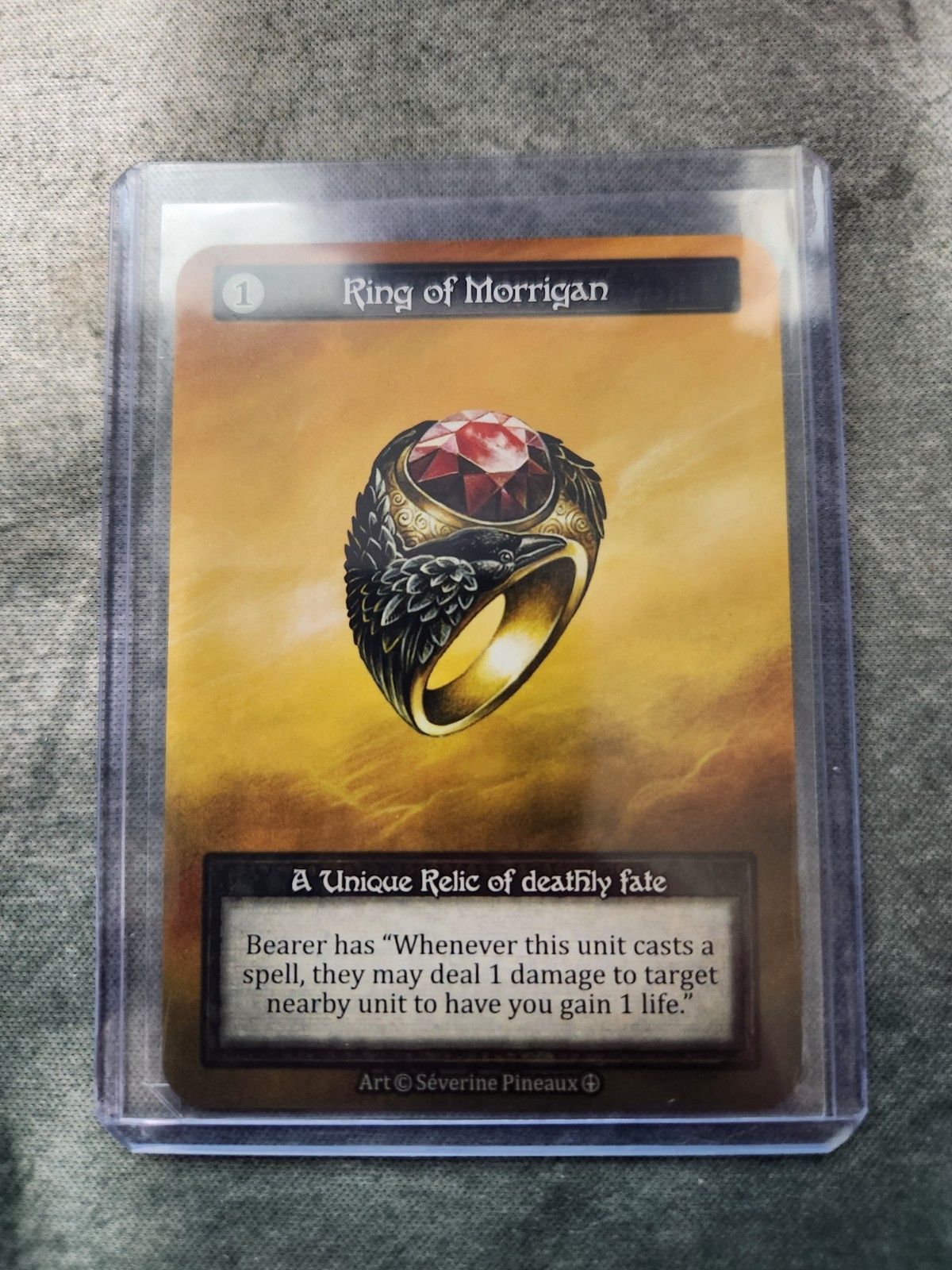 Sorcery: Contested Realm Arthurian legends TCG Ring of Morrigan NF unique Sorcery: Contested Realm Arthurian legends TCG Ring of Morrigan NF unique