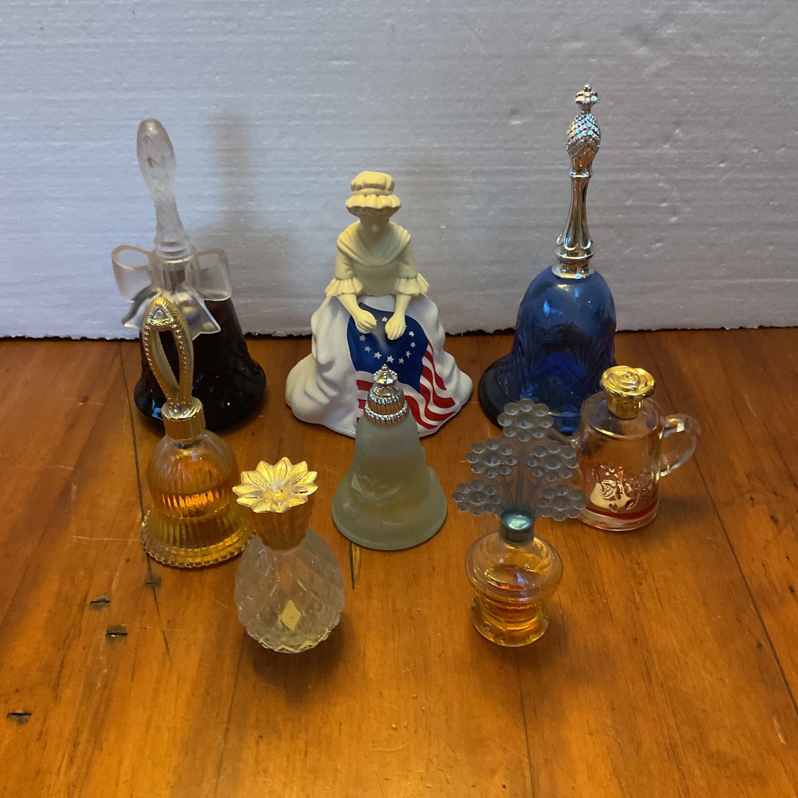 Vintage Avon Perfume Cologne Bottles Lot 8 1970s Bells Betsy Ross Pineapple