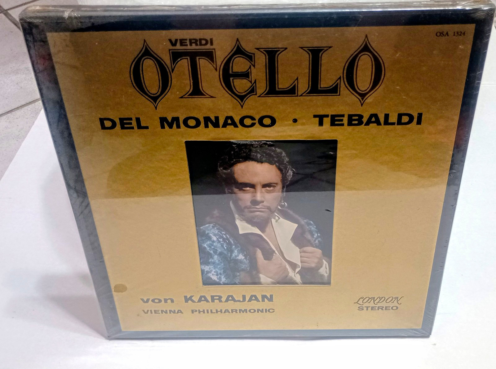 (SEALED) Verdi Otello Del Monaco Tebaldi Karajan  Phil Stereo  LP OSA1324 Opera