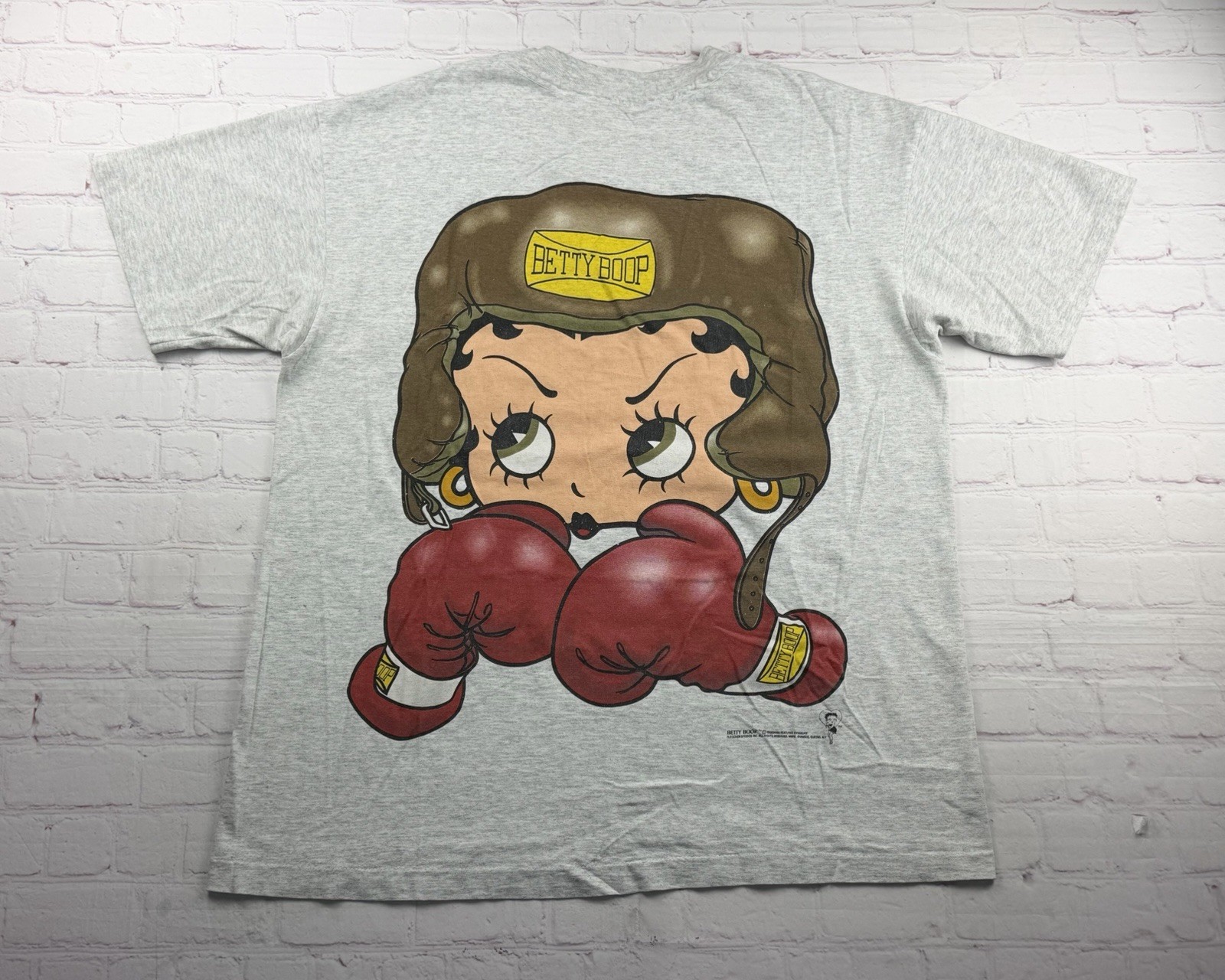 Vintage 1993 Changes Betty Boop Big Print Boxing Tee T-Shirt XL Made In USA Vintage 1993 Changes Betty Boop Big Print Boxing Tee T-Shirt XL Made In USA