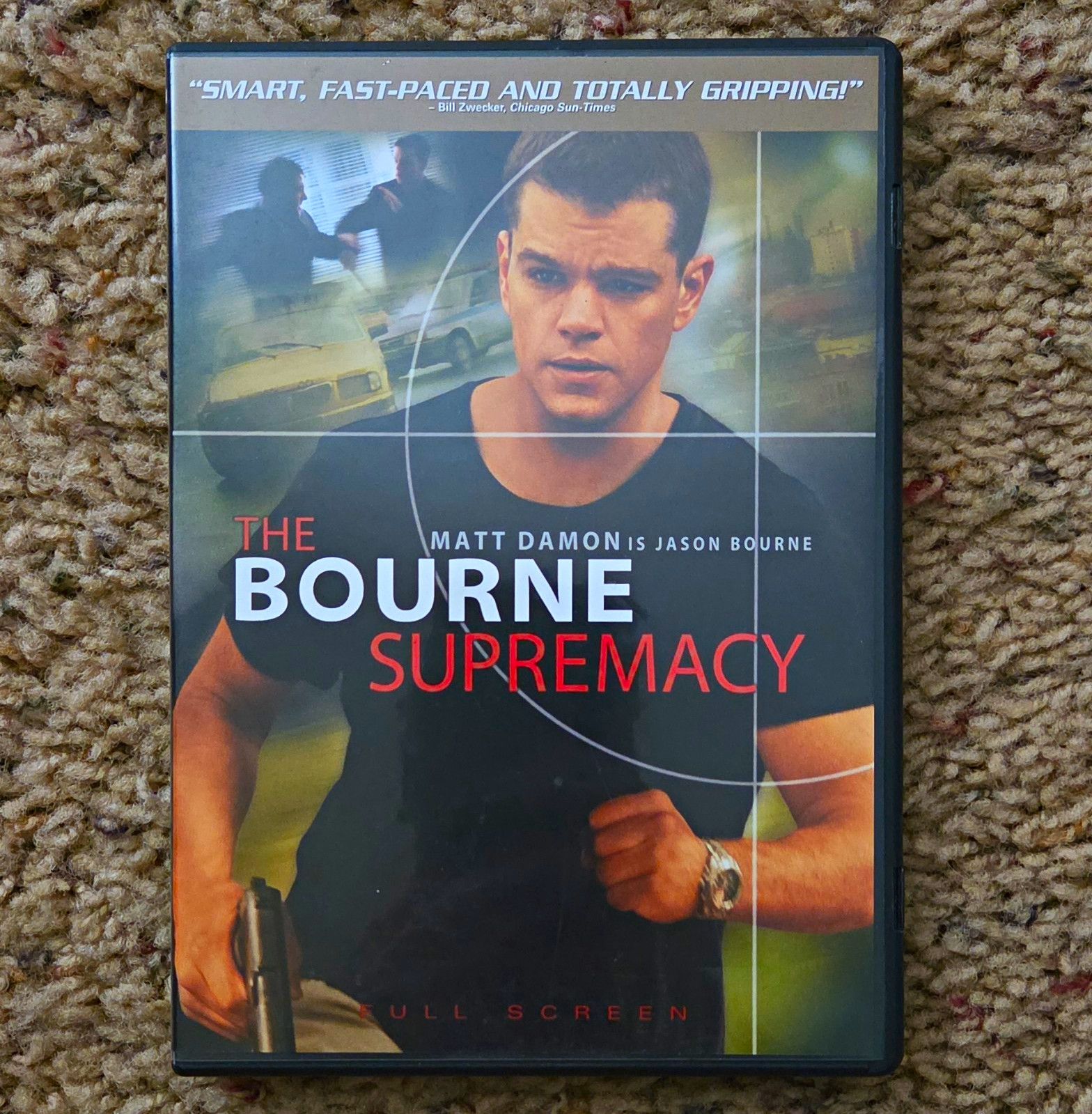 The Bourne Supremacy DVD Full Screen Matt Damon PG-13 Universal Studios