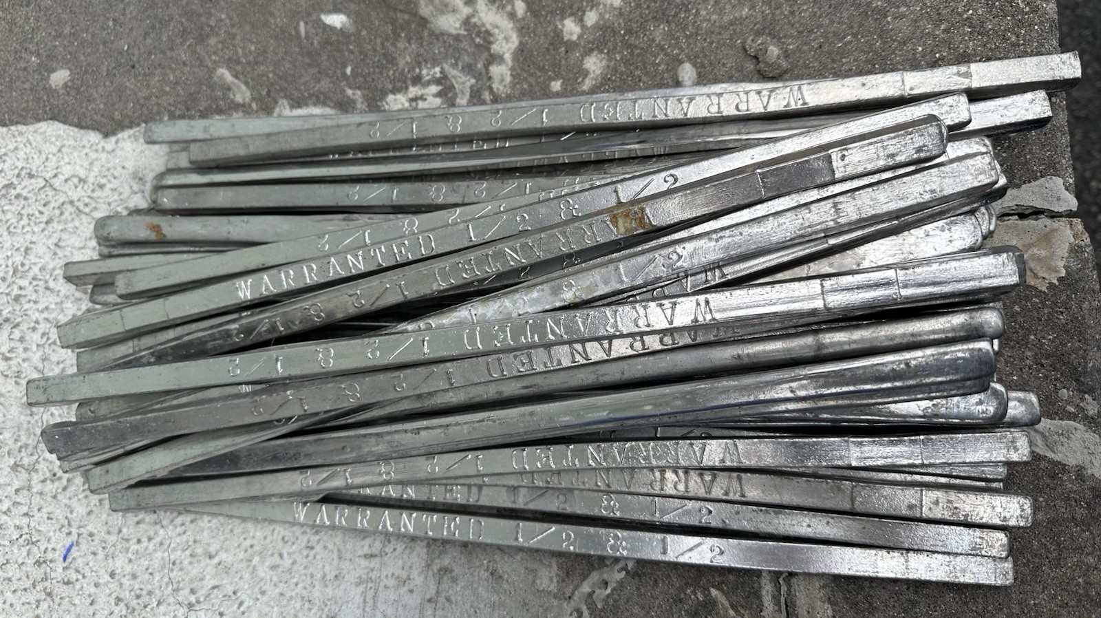 45 Bars 50/50 Tin-Lead Bar Solder 24 lb.Box 1/2 lb. bars Warranted 